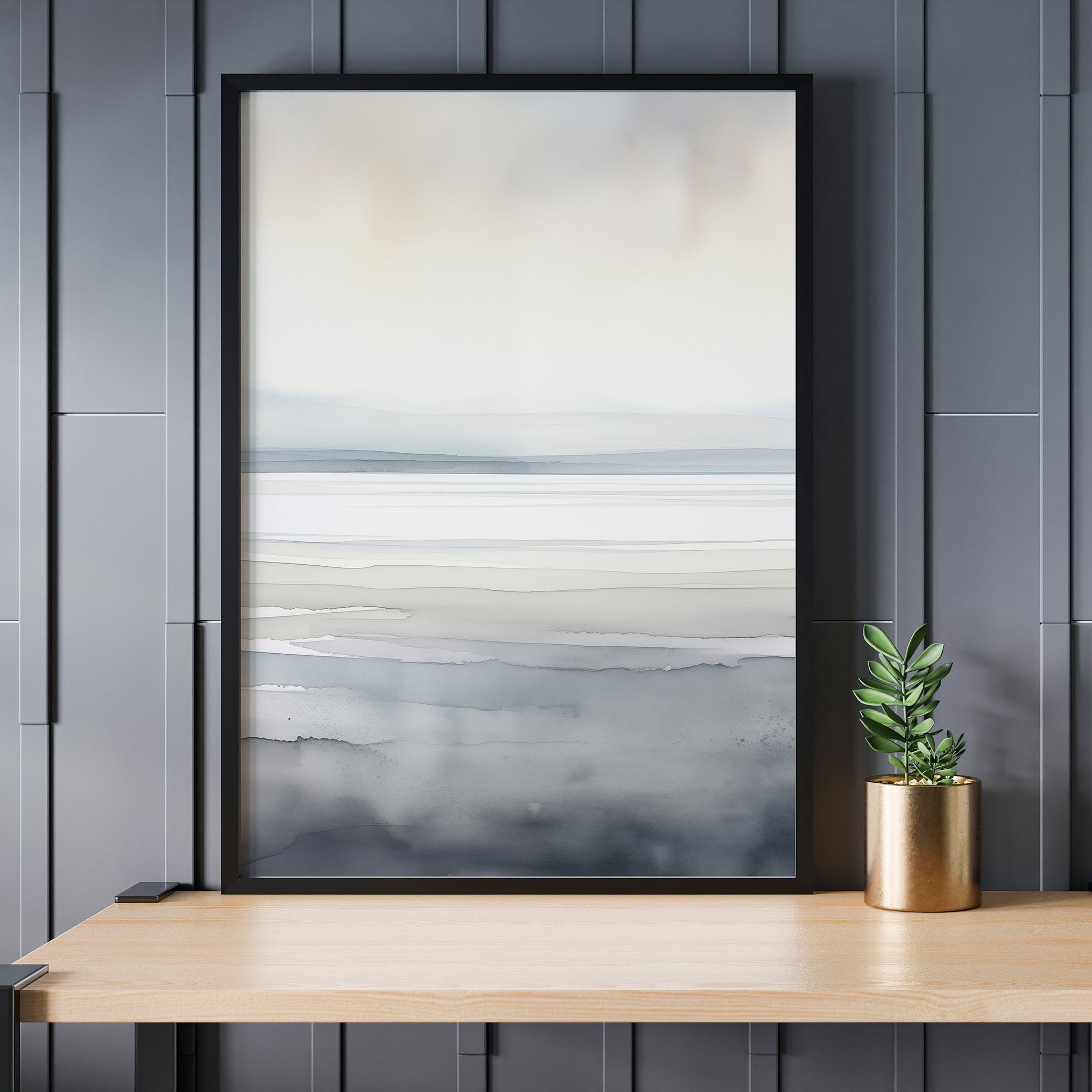 Design Concept No. 24 for Whisper Beach Modern Poster Art