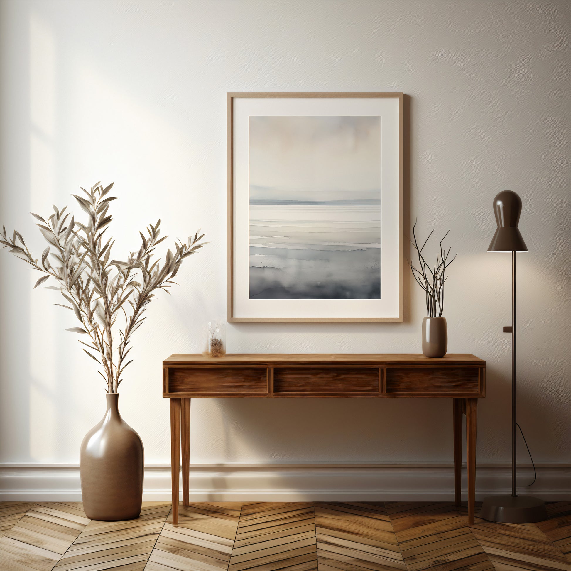 Design Concept No. 37 for Whisper Beach Modern Poster Art