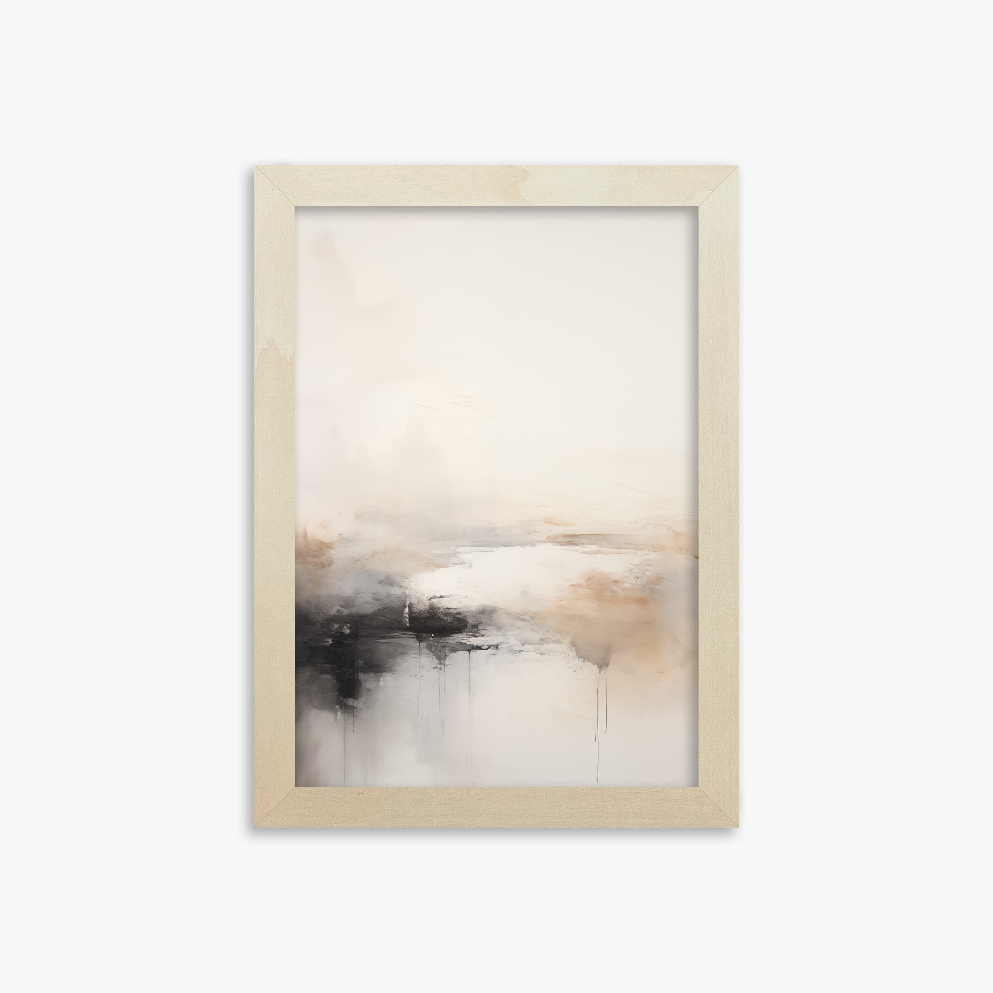 Dripfall, 21x30cm Framed Poster With Lime Wood Frame