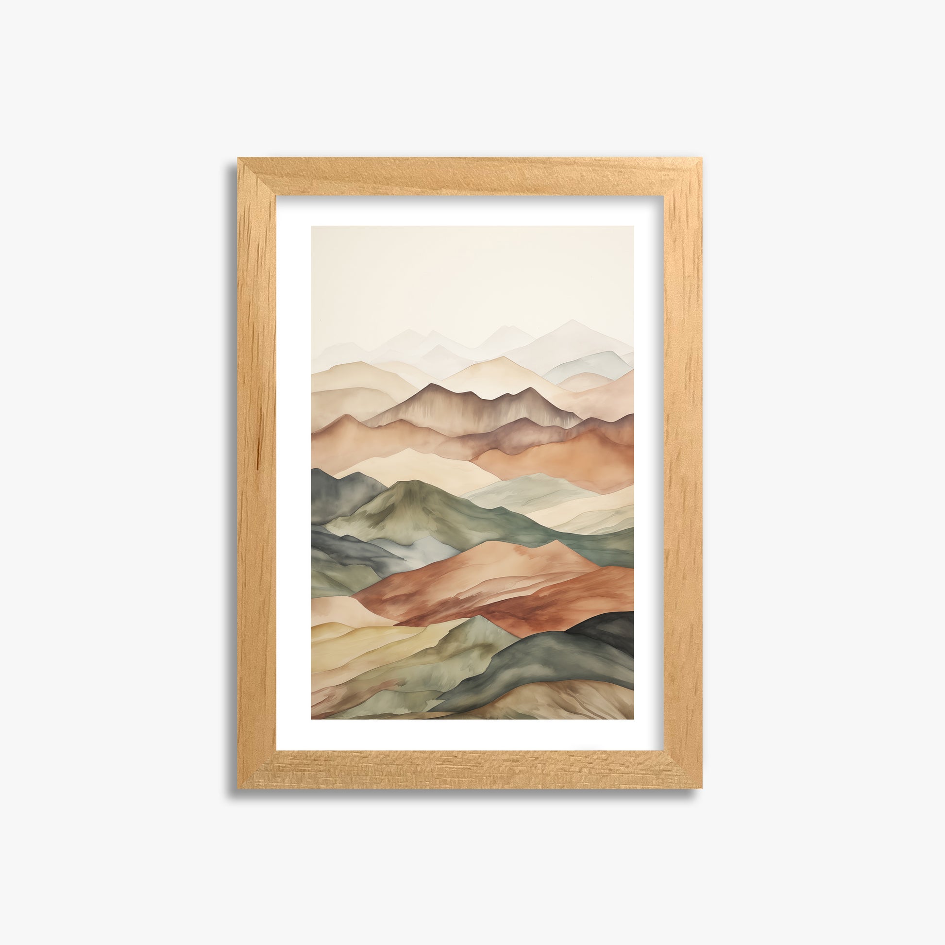 Serene Horizons, 21x30cm Oak Framed Art Reproduction