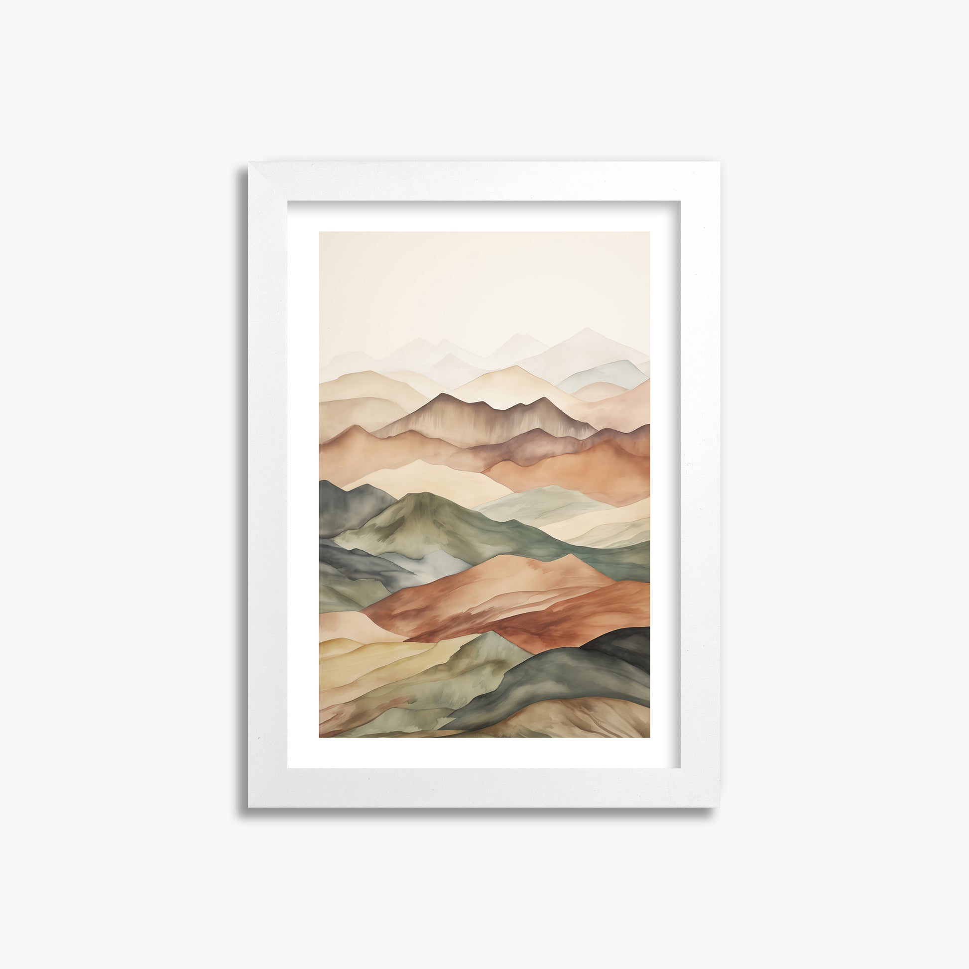 Serene Horizons, 21x30cm Whitek Framed Art Reproduction