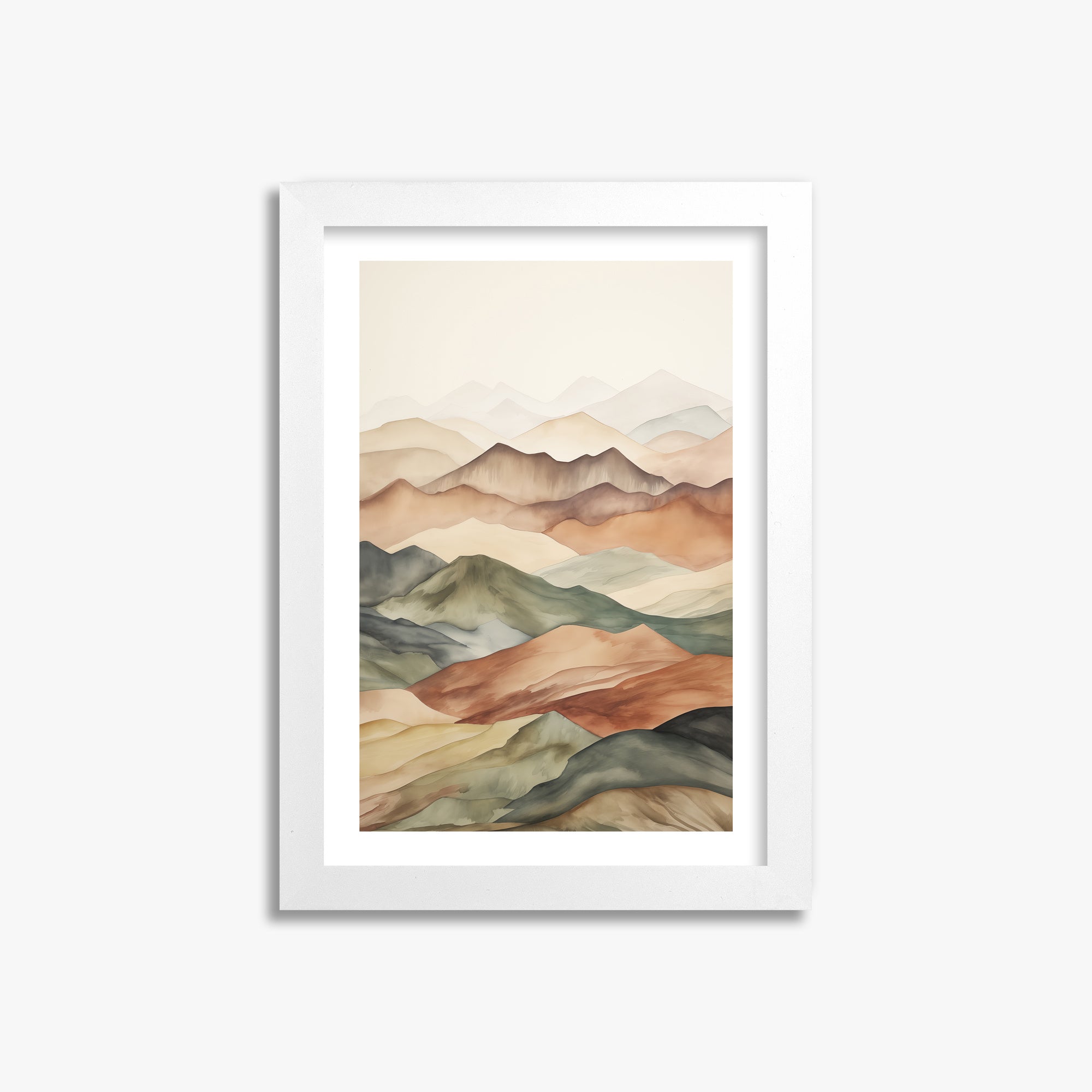 Serene Horizons, 21x30cm Whitek Framed Art Reproduction