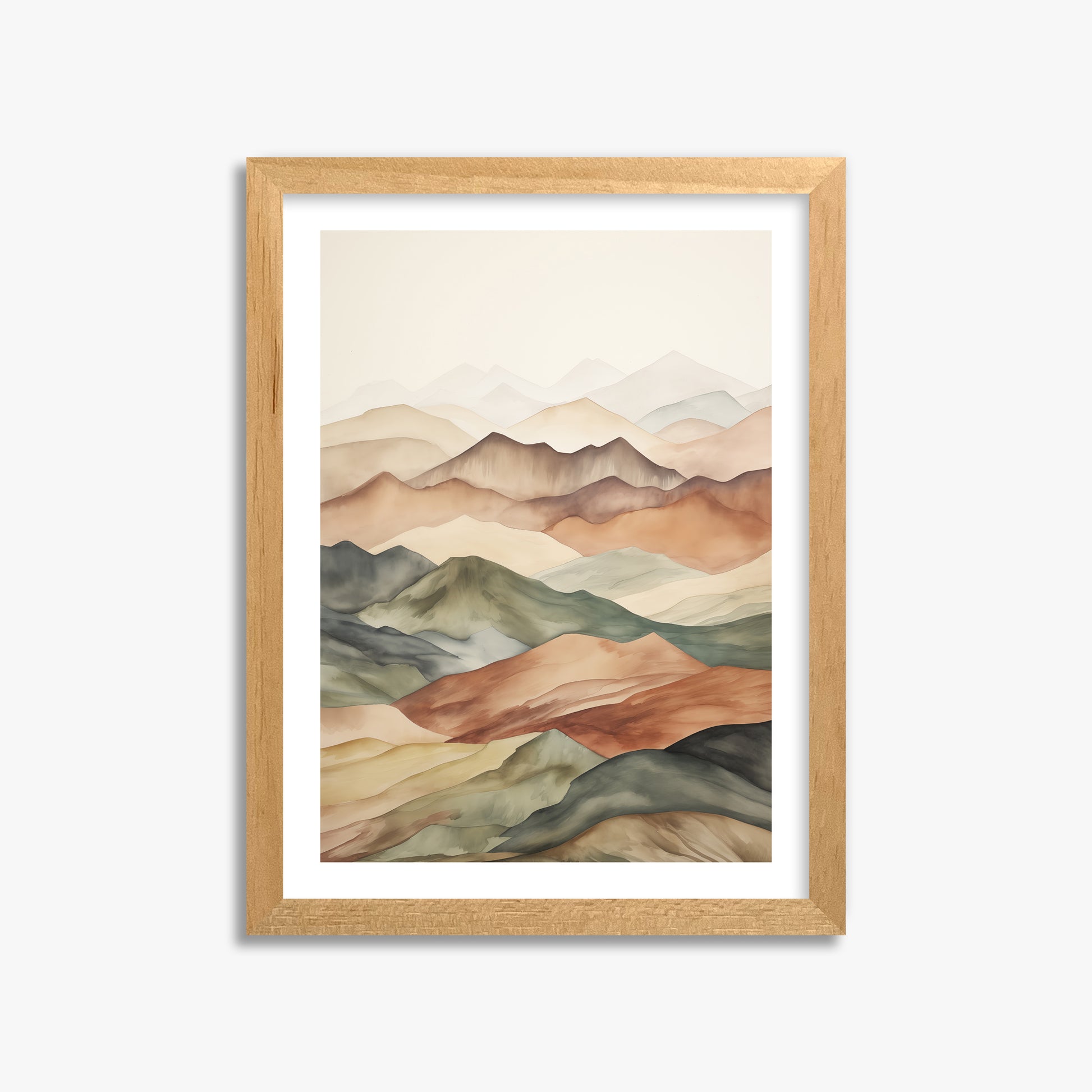 Serene Horizons, 30x40cm Oak Framed Art Reproduction