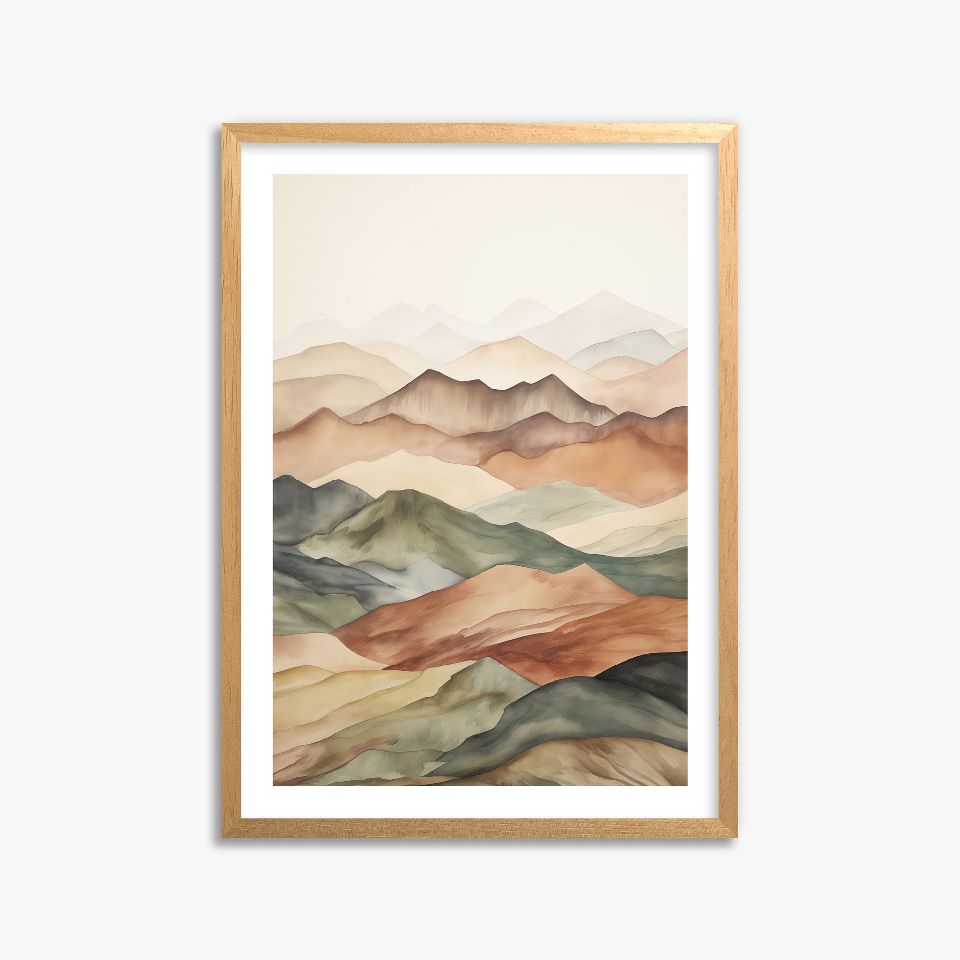 Serene Horizons, 50x70cm Oak Framed Art Reproduction