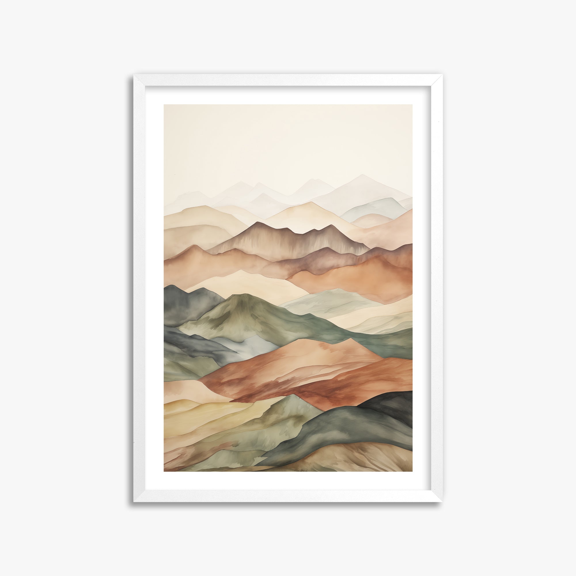 Serene Horizons, 50x70cm Whitek Framed Art Reproduction