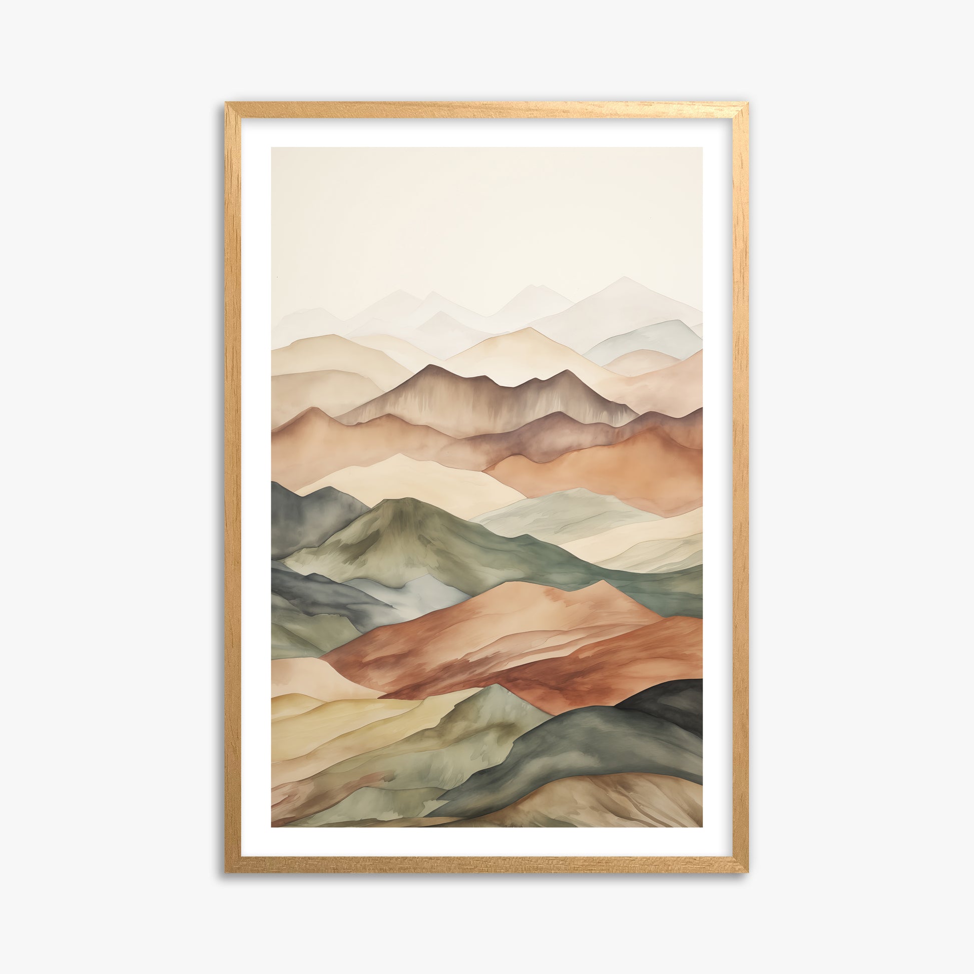 Serene Horizons, 61x91cm Oak Framed Art Reproduction