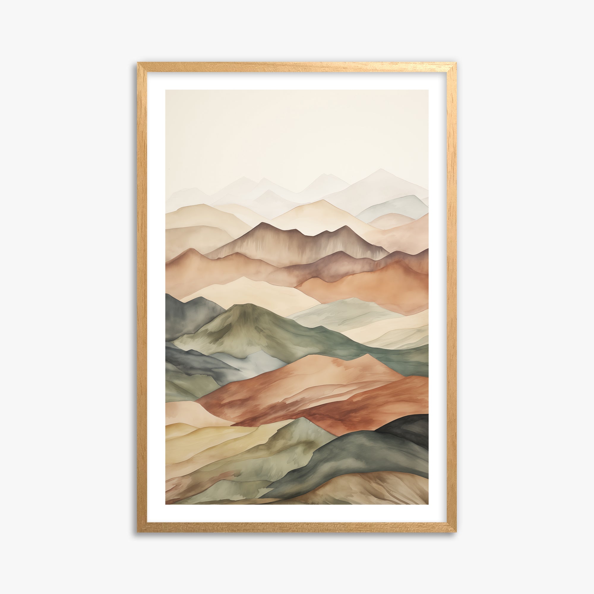 Serene Horizons, 61x91cm Oak Framed Art Reproduction