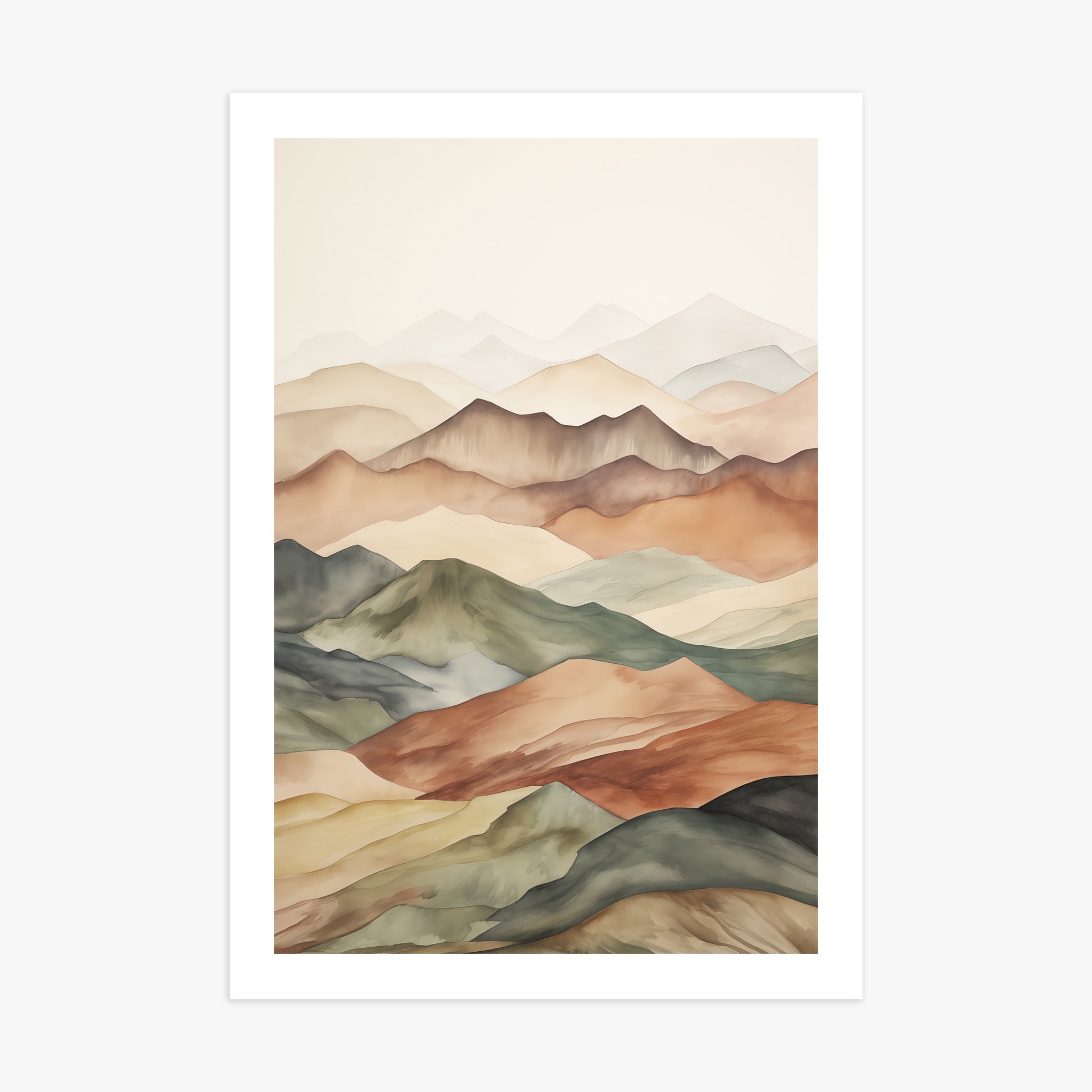 Serene Horizons, 70x100cm Printed Poster