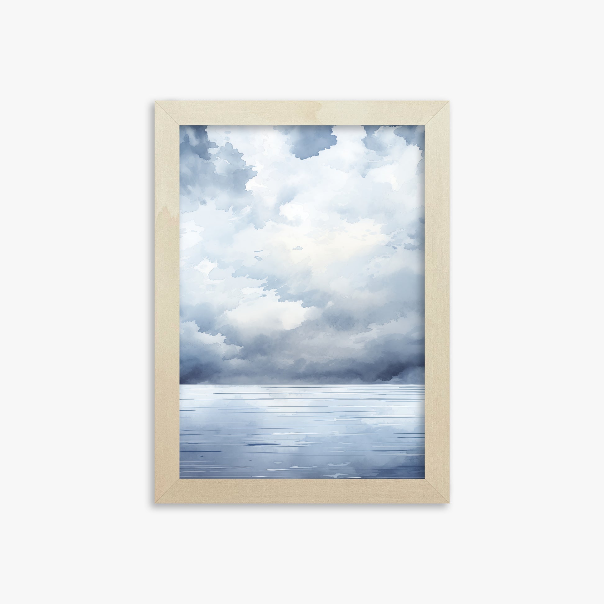 Tempest Tide, 21x30cm Framed Poster With Lime Wood Frame