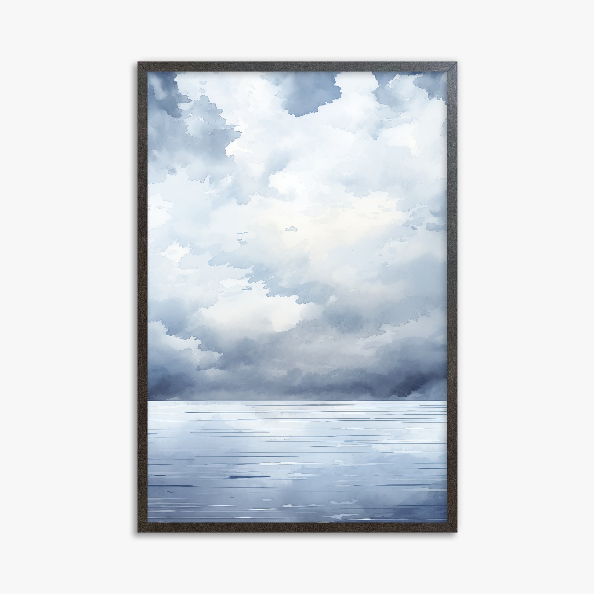 Tempest Tide, 61x91cm Framed Poster With Espresso Frame