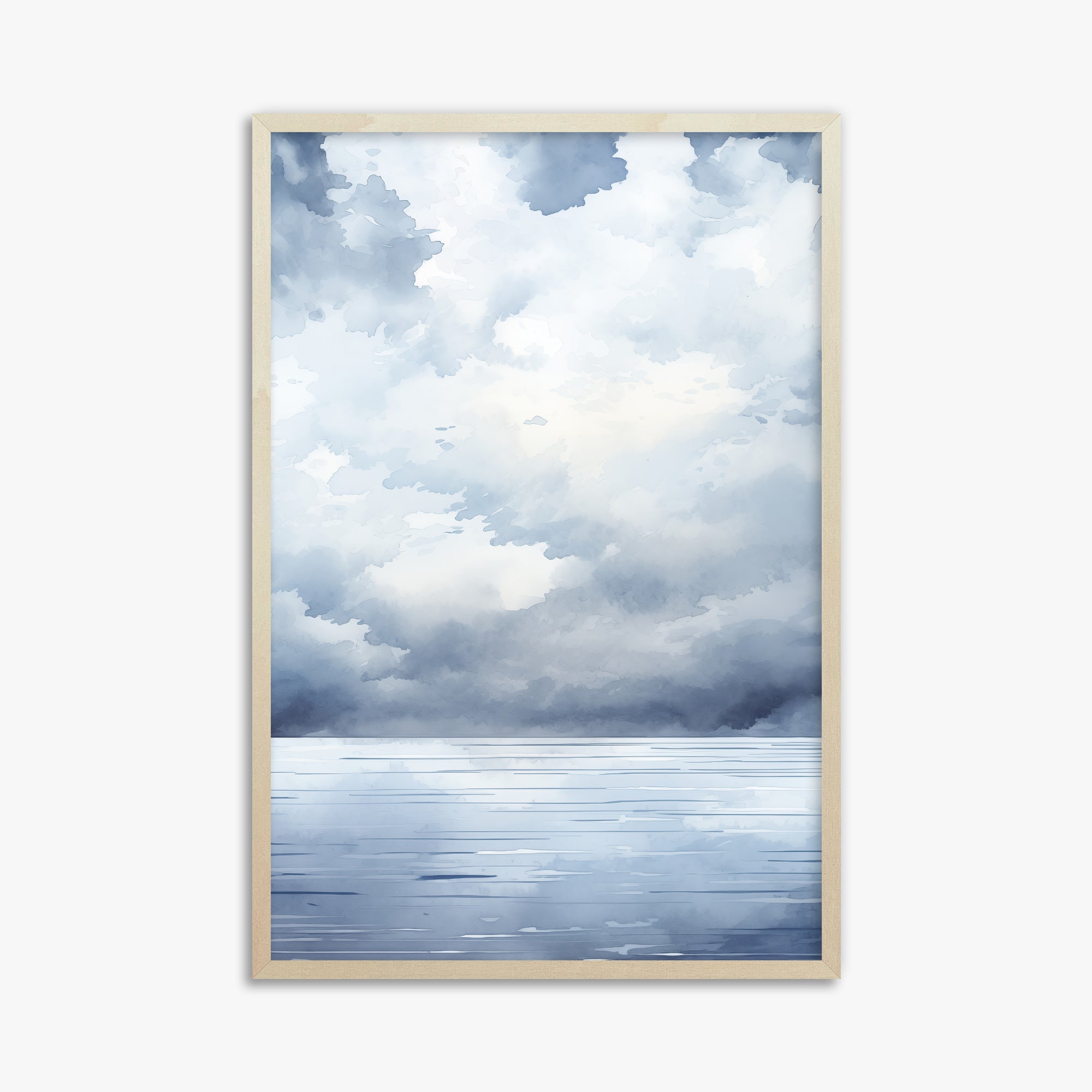 Tempest Tide, 61x91cm Framed Poster With Lime Wood Frame