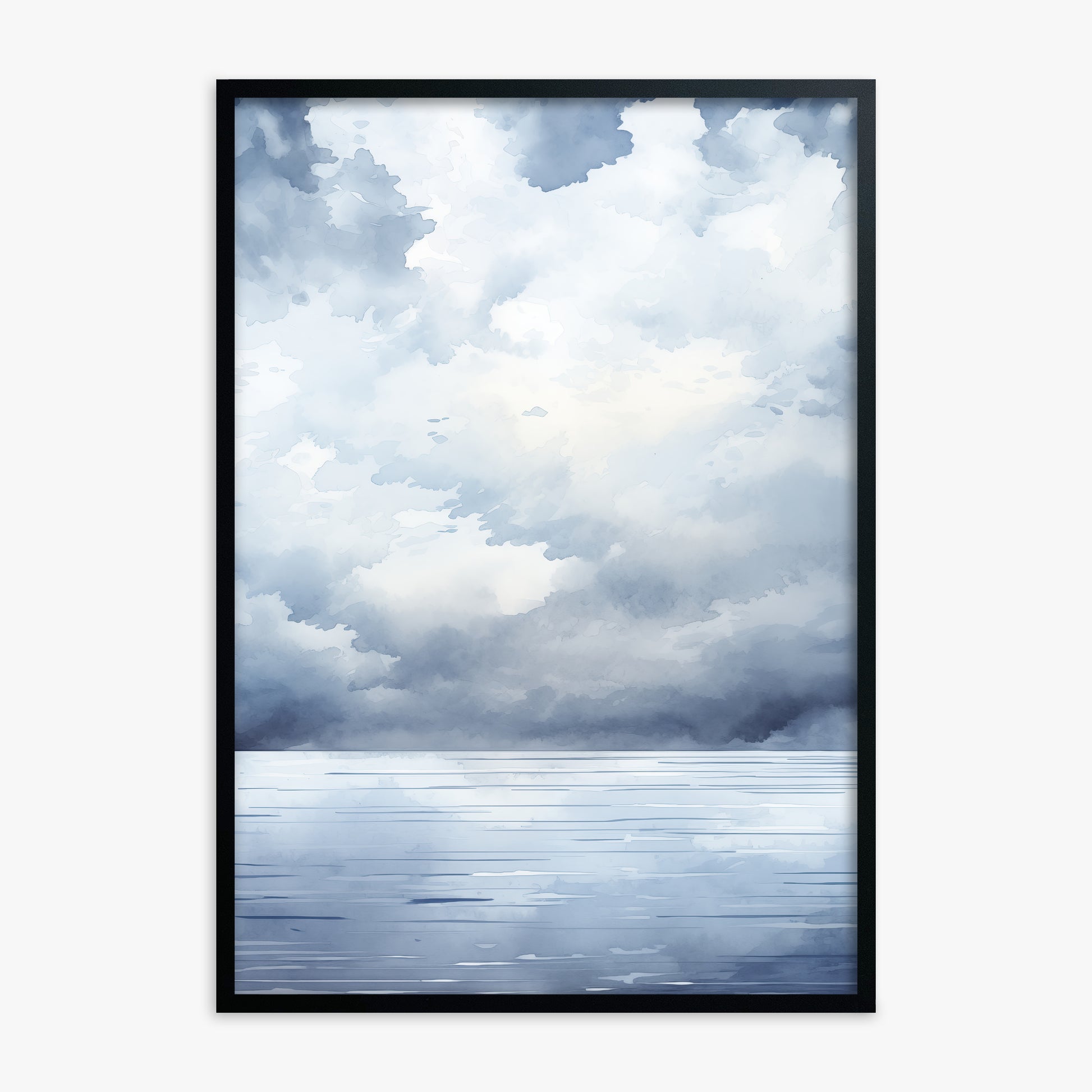 Tempest Tide, Black Framed Poster With Black Frame
