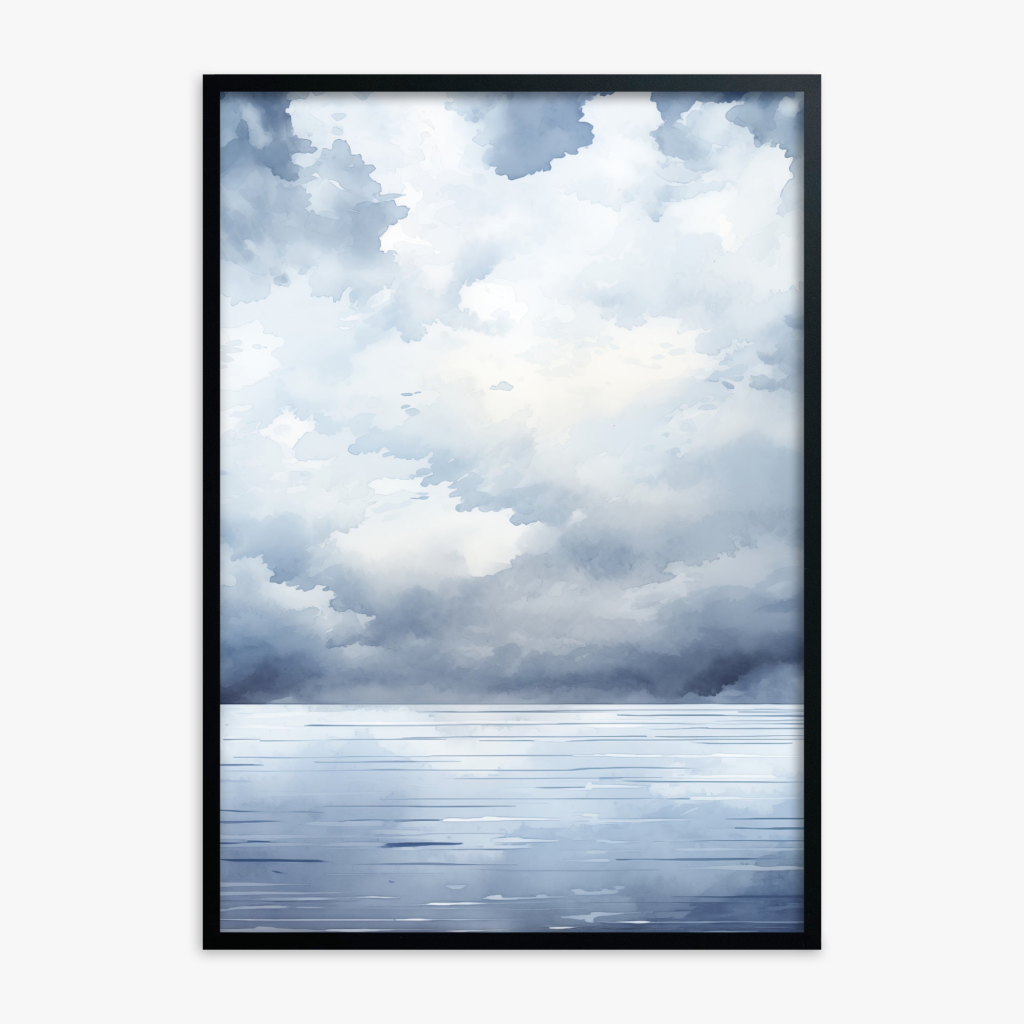Tempest Tide, Black Framed Poster With Black Frame