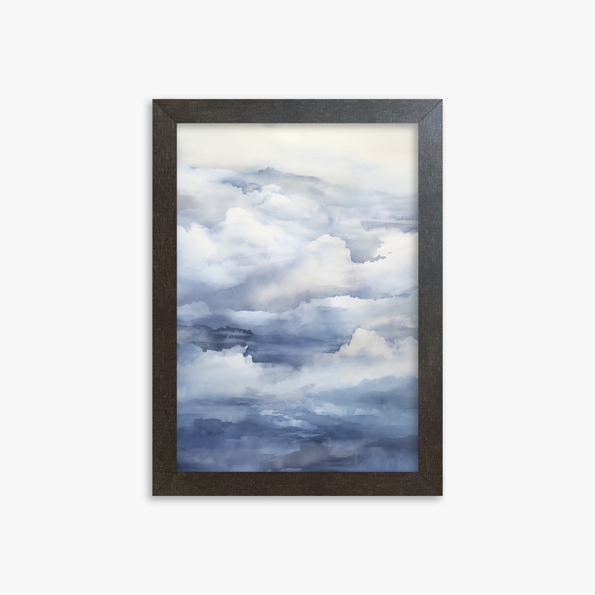 Celestial Drift, 21x30cm Framed Poster With Espresso Frame