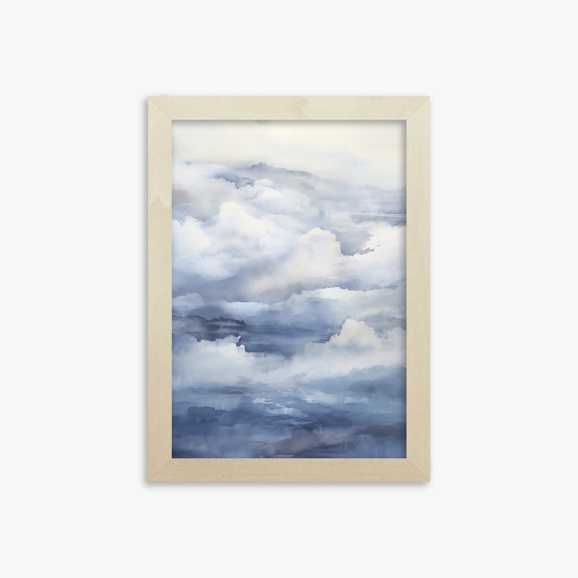 Celestial Drift, 21x30cm Framed Poster With Lime Wood Frame