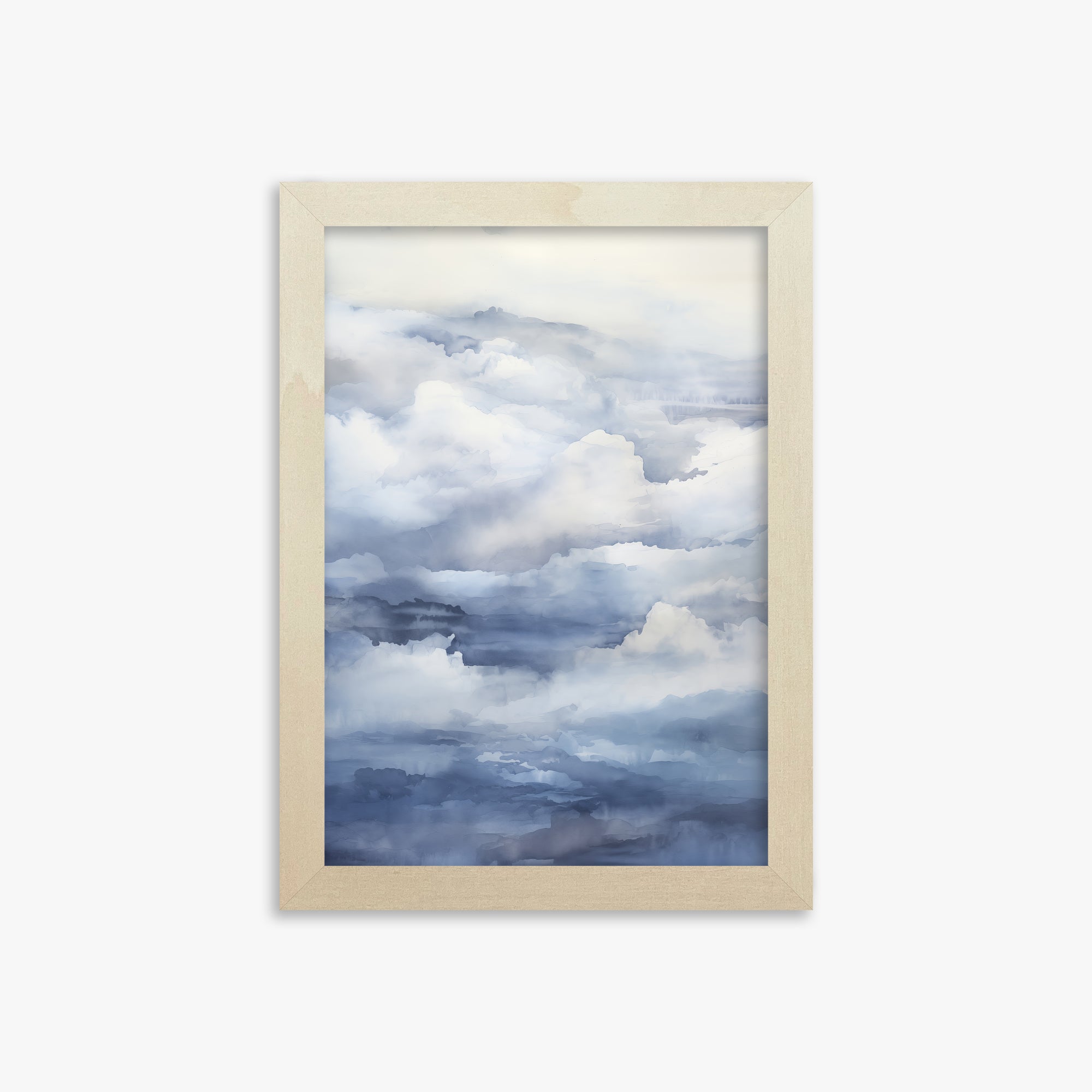 Celestial Drift, 21x30cm Framed Poster With Lime Wood Frame