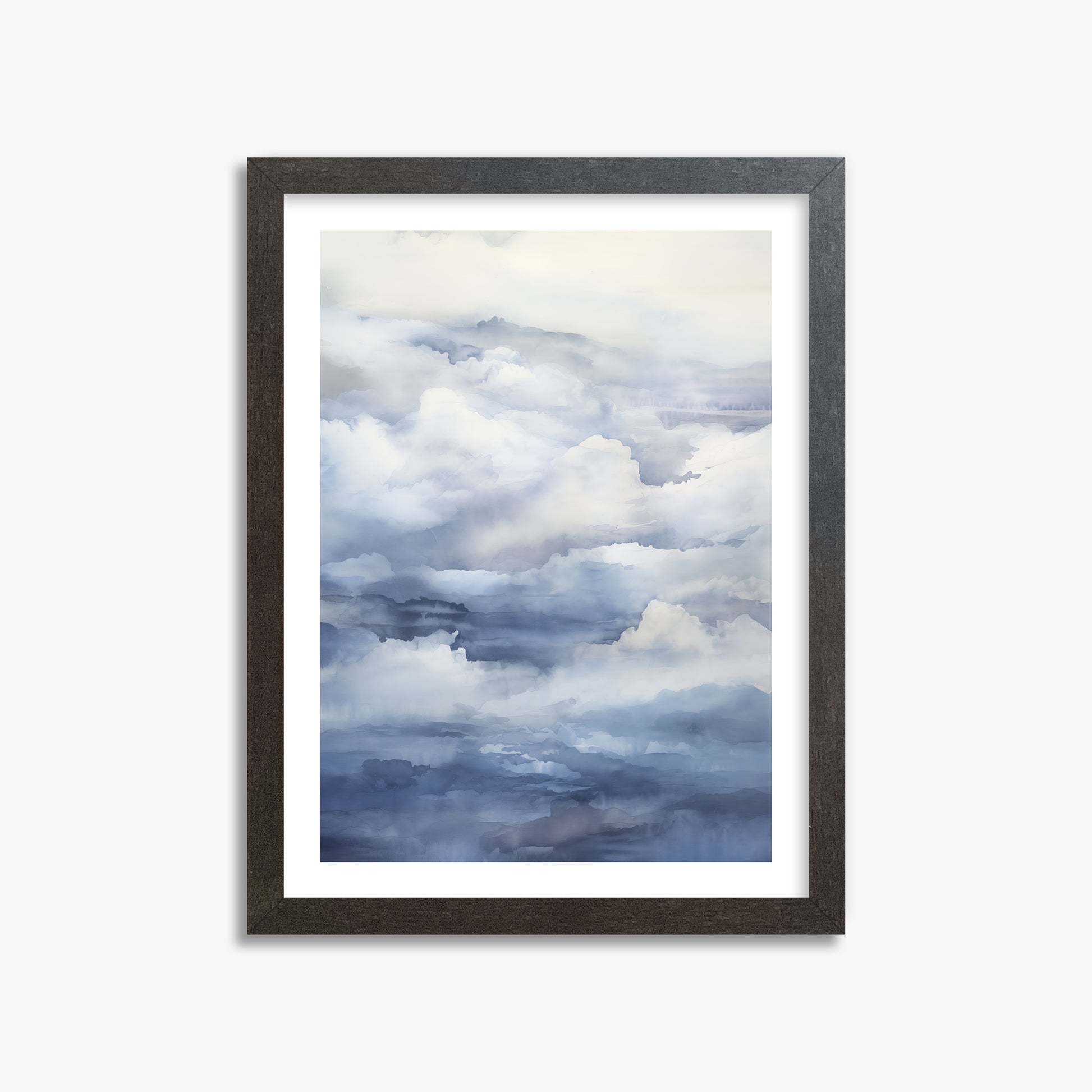 Celestial Drift, 30x40cm Framed Poster With Espresso Frame