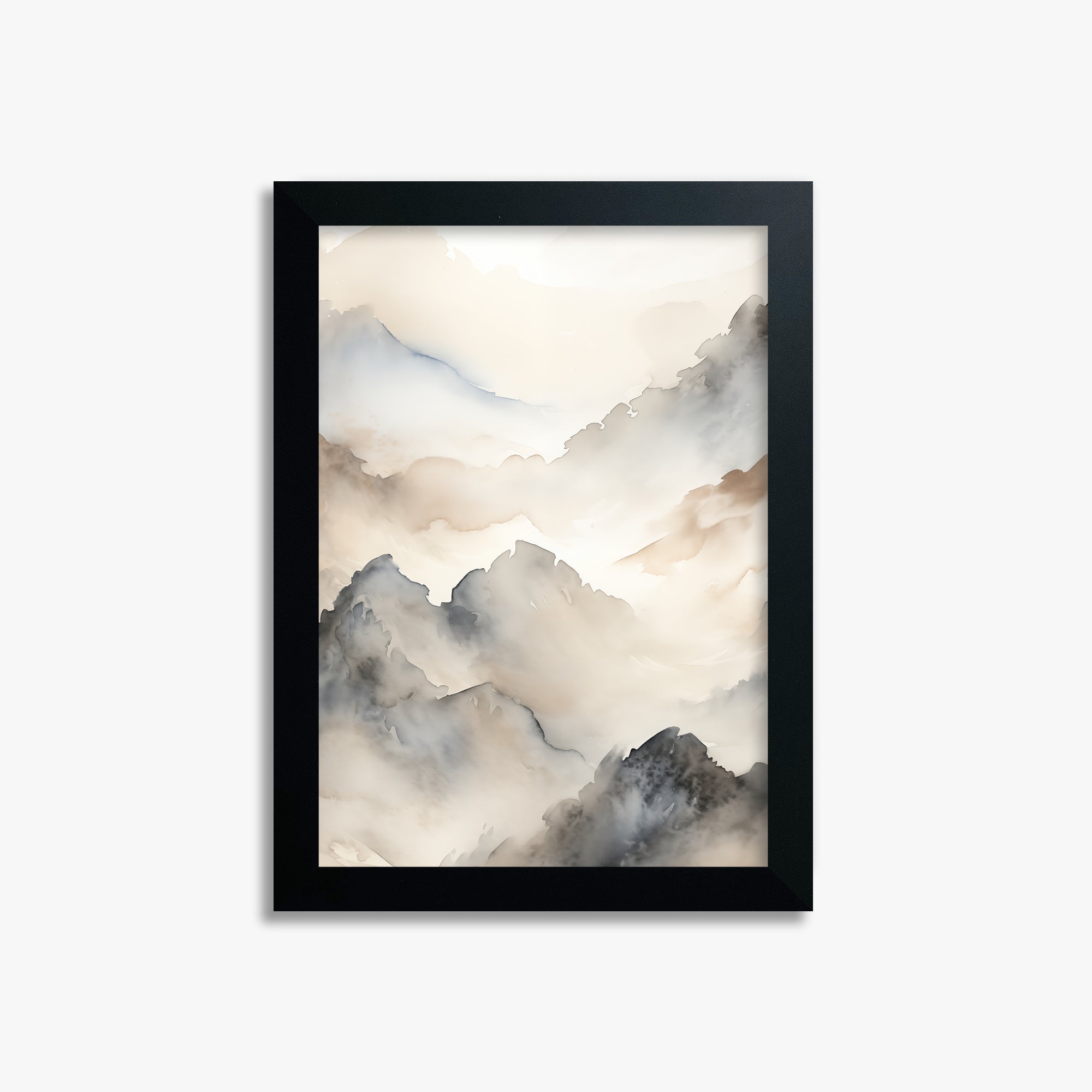 Amber Pass, 21x30cm Framed Poster With Black Frame