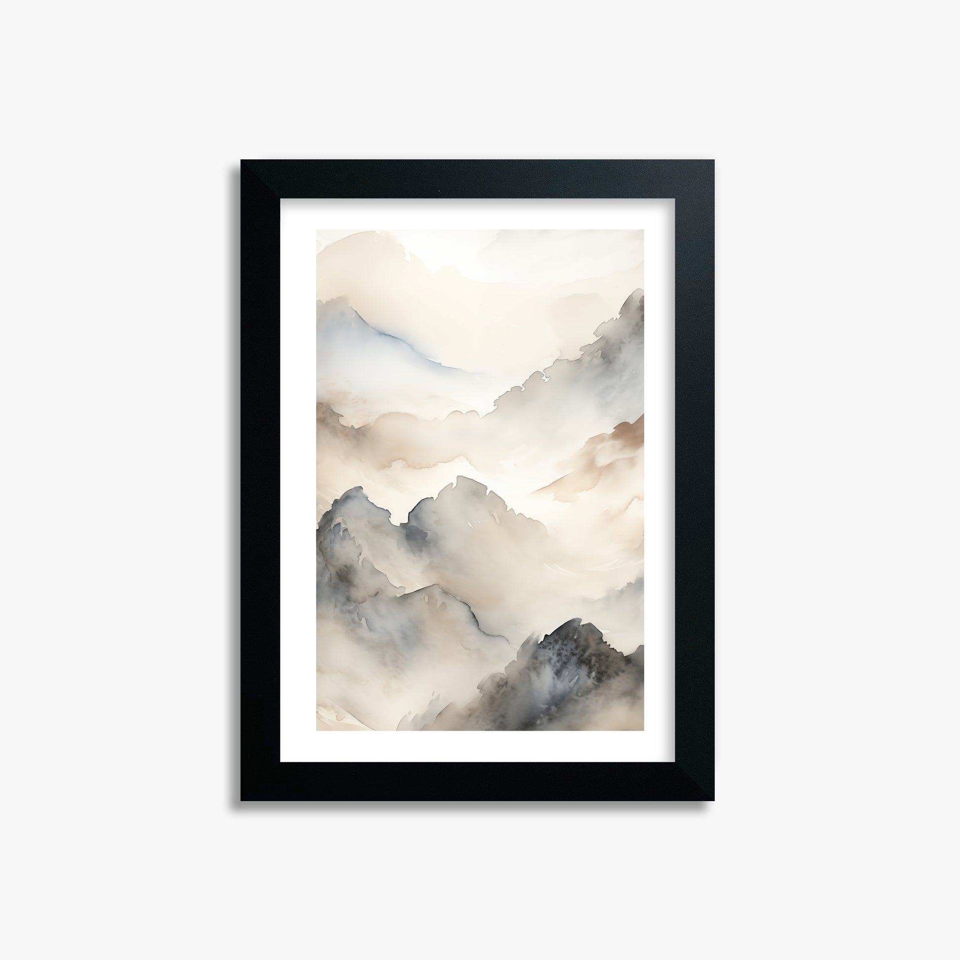 Amber Pass, 21x30cm Framed Poster With Black Frame