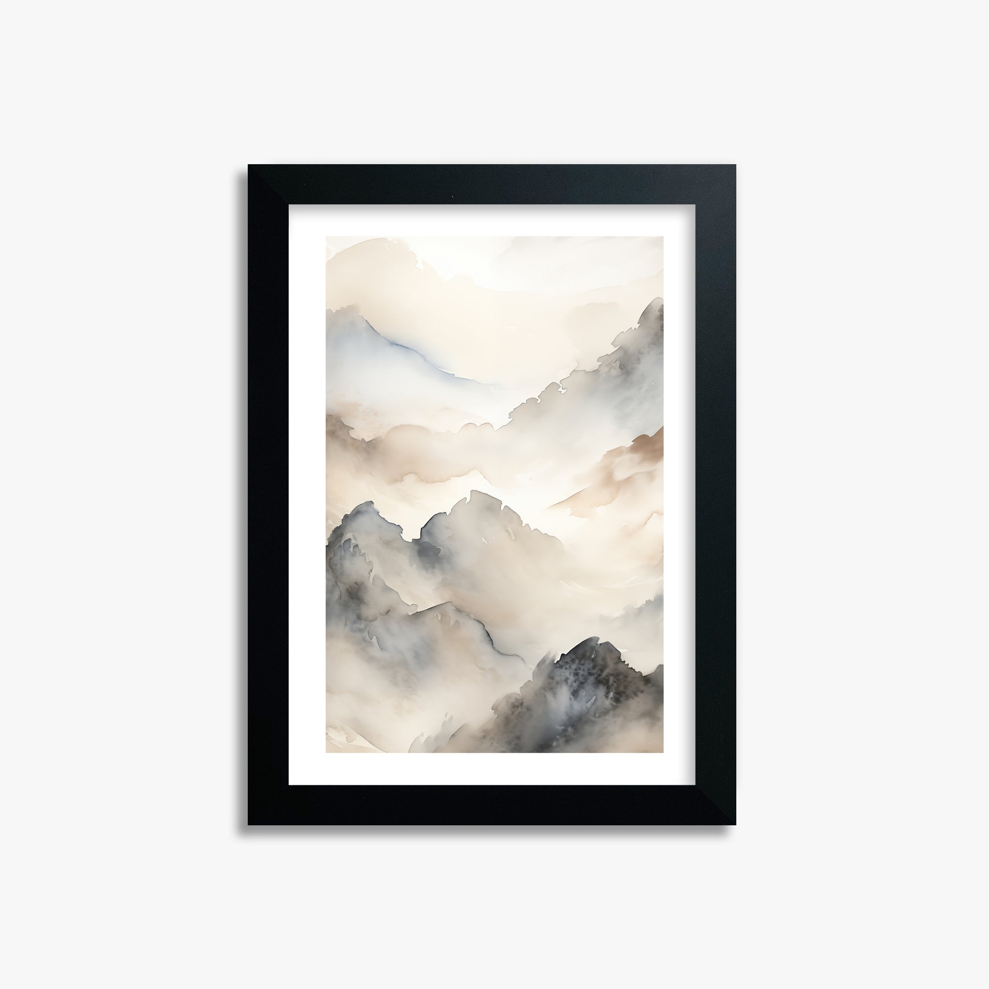 Amber Pass, 21x30cm Framed Poster With Black Frame