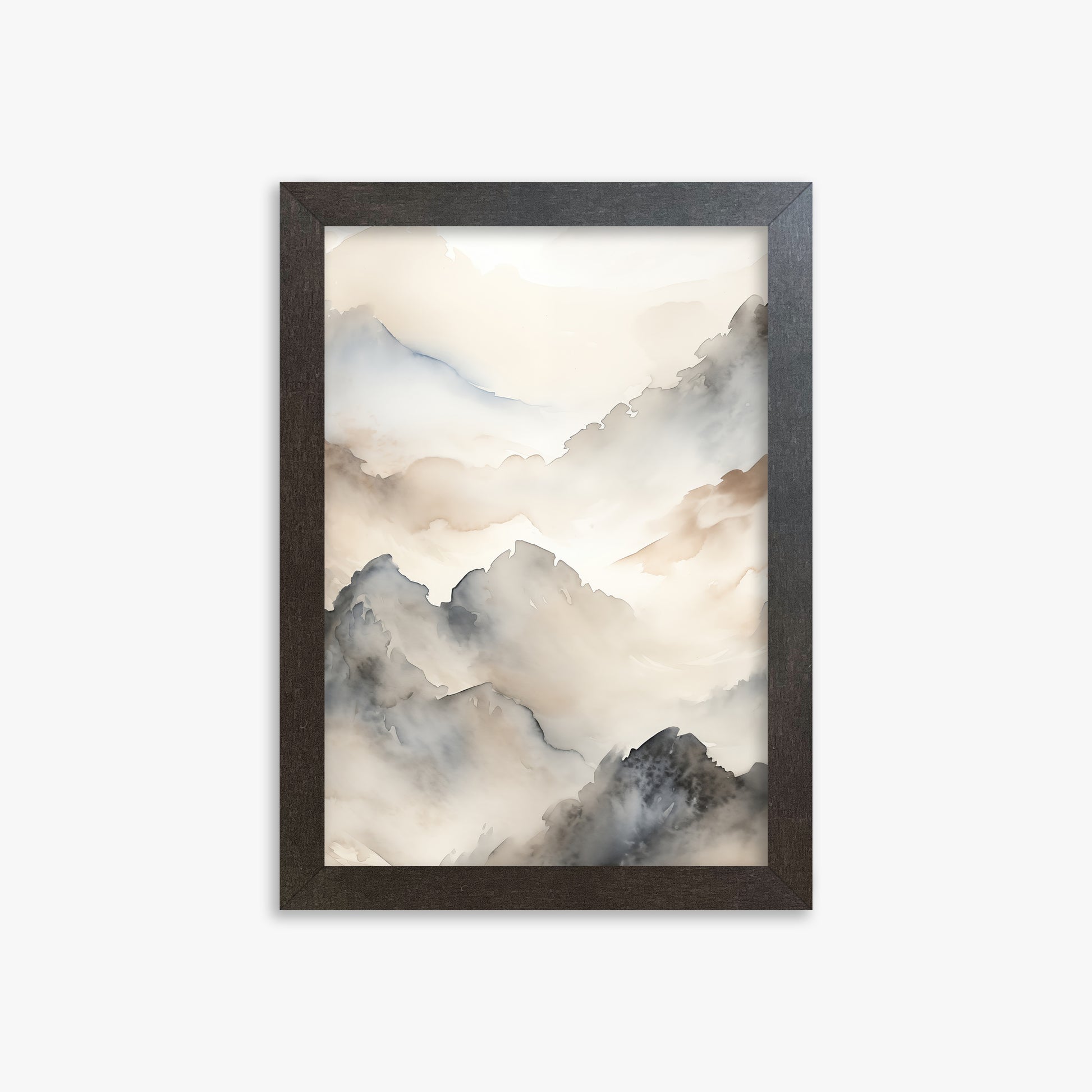 Amber Pass, 21x30cm Framed Poster With Espresso Frame