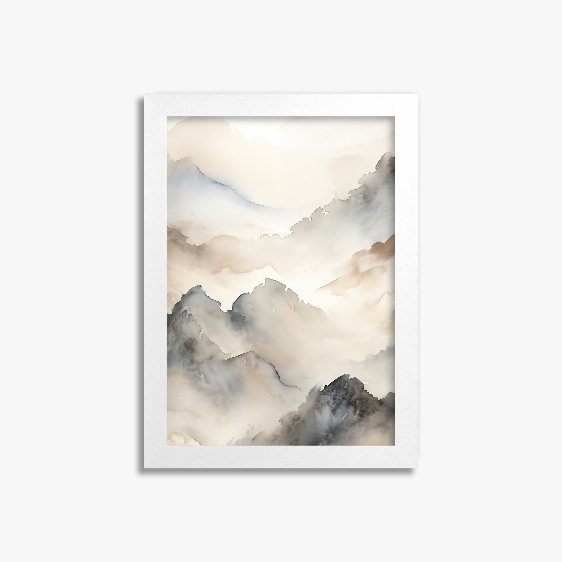 Amber Pass, 21x30cm Framed Poster With White Frame
