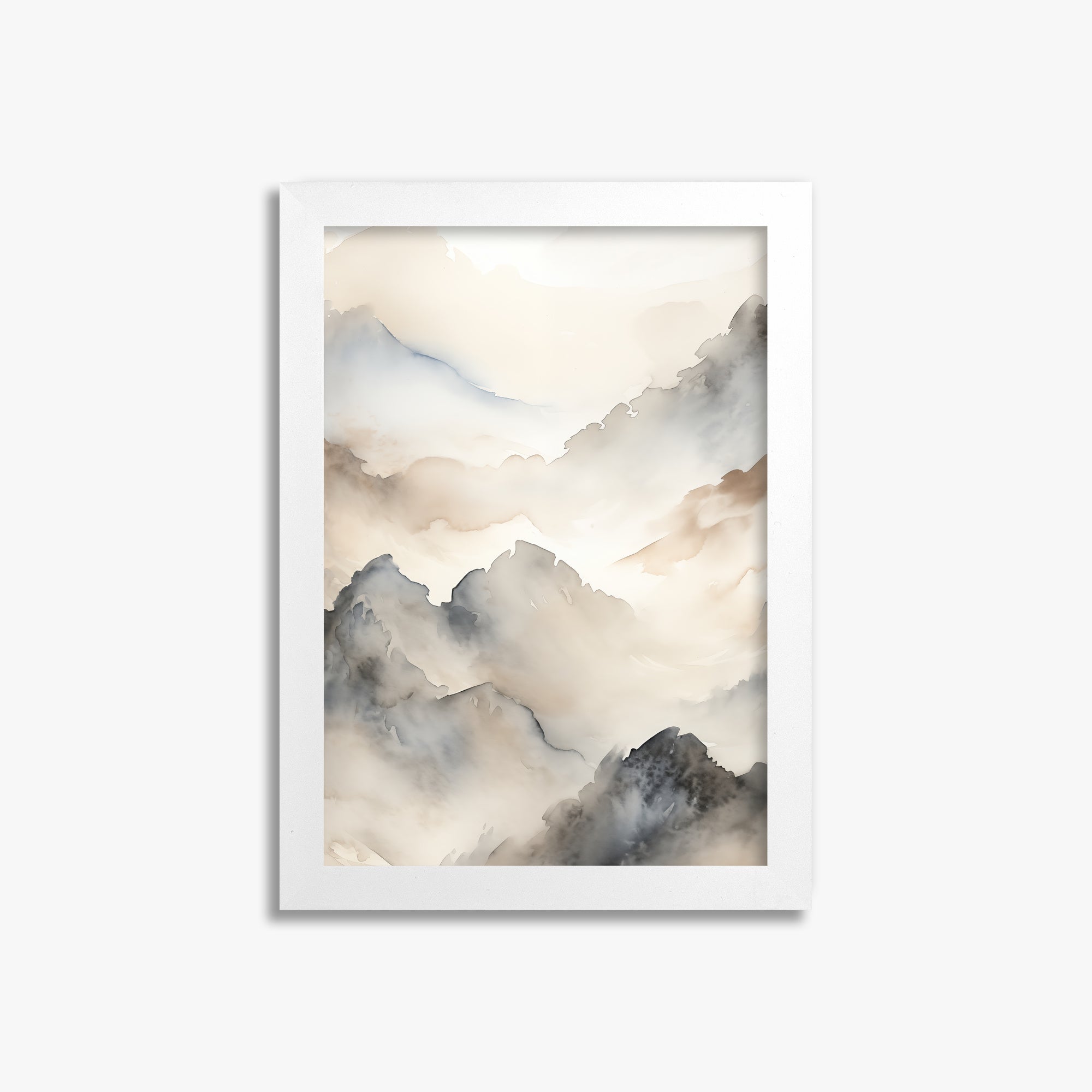 Amber Pass, 21x30cm Framed Poster With White Frame