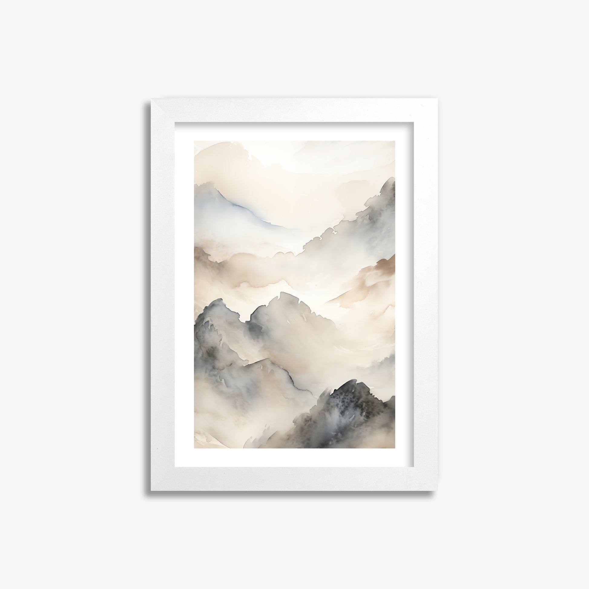 Amber Pass, 21x30cm Framed Poster With White Frame