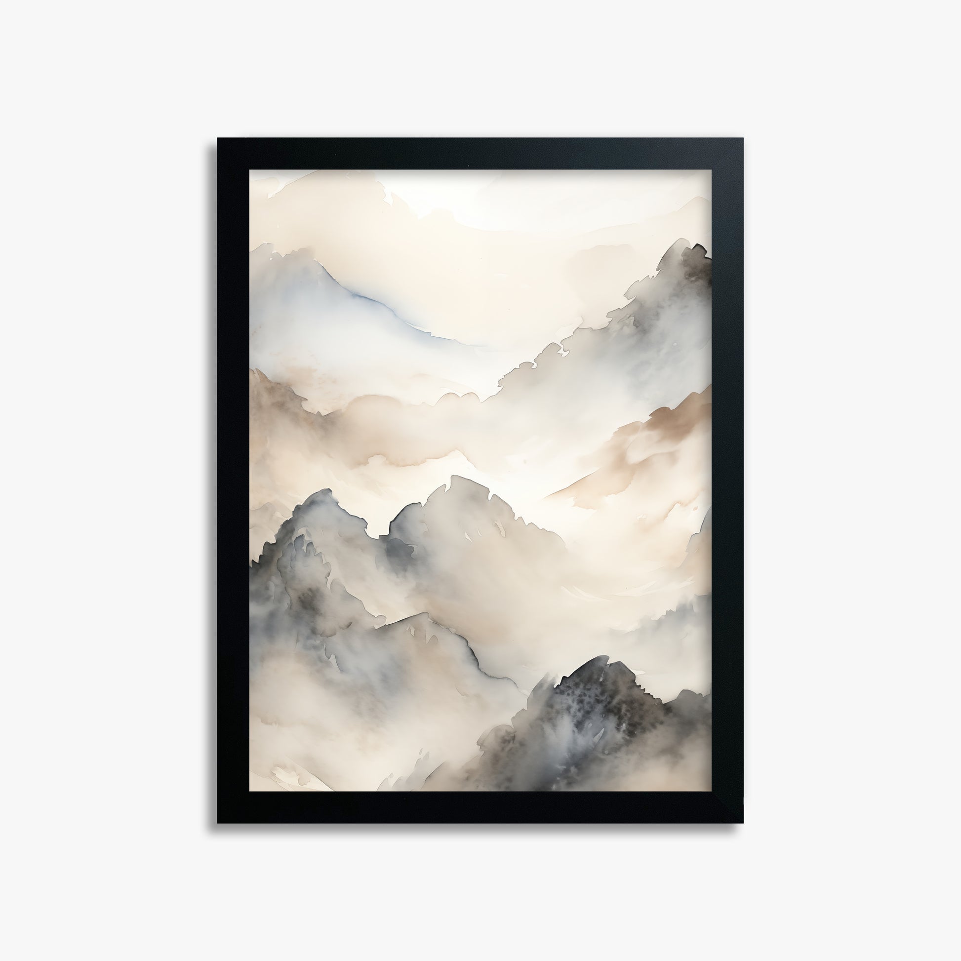 Amber Pass, 30x40cm Framed Poster With Black Frame
