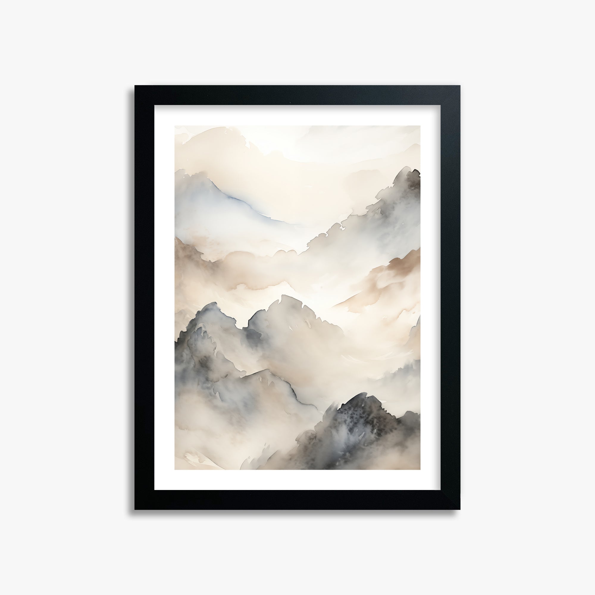 Amber Pass, 30x40cm Framed Poster With Black Frame