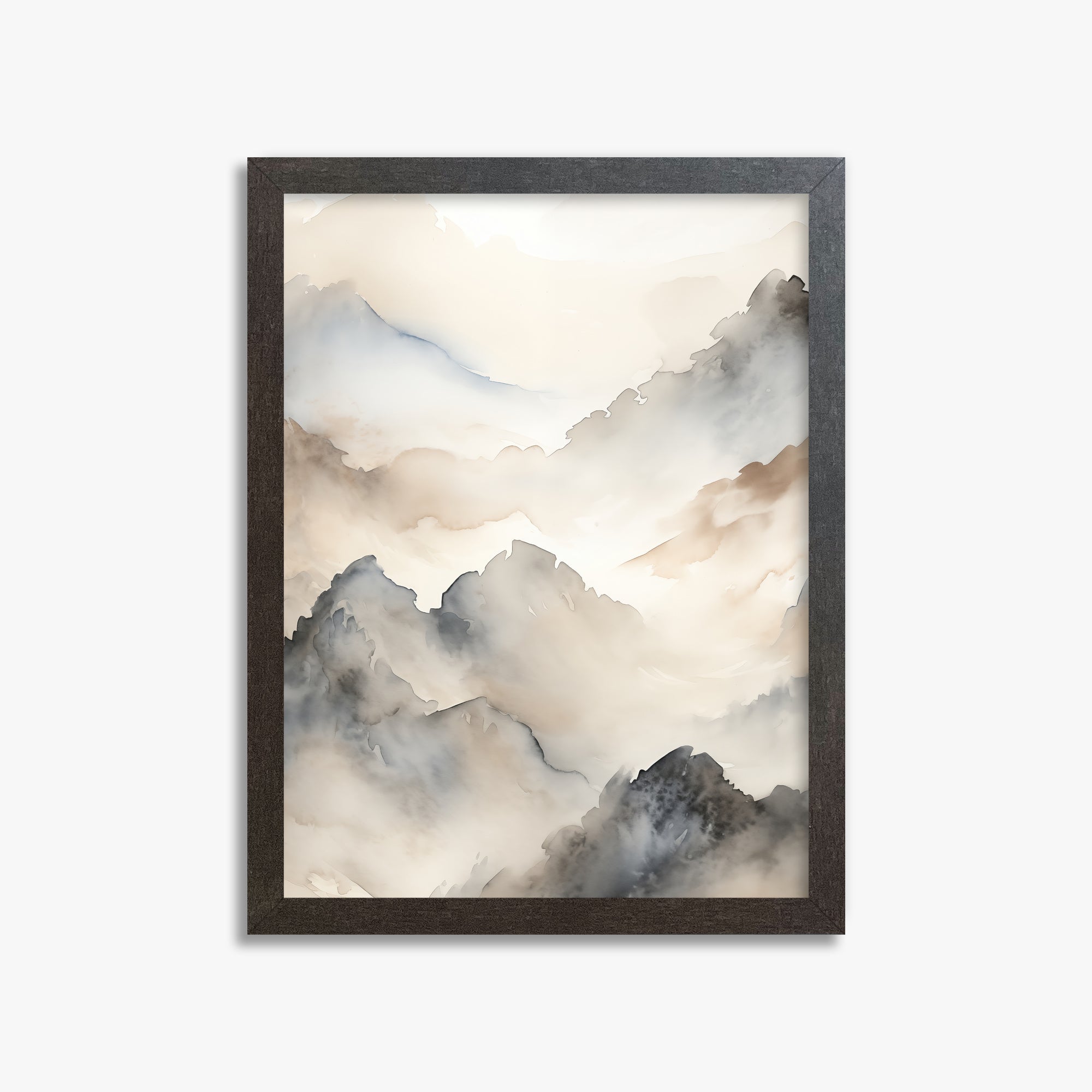 Amber Pass, 30x40cm Framed Poster With Espresso Frame