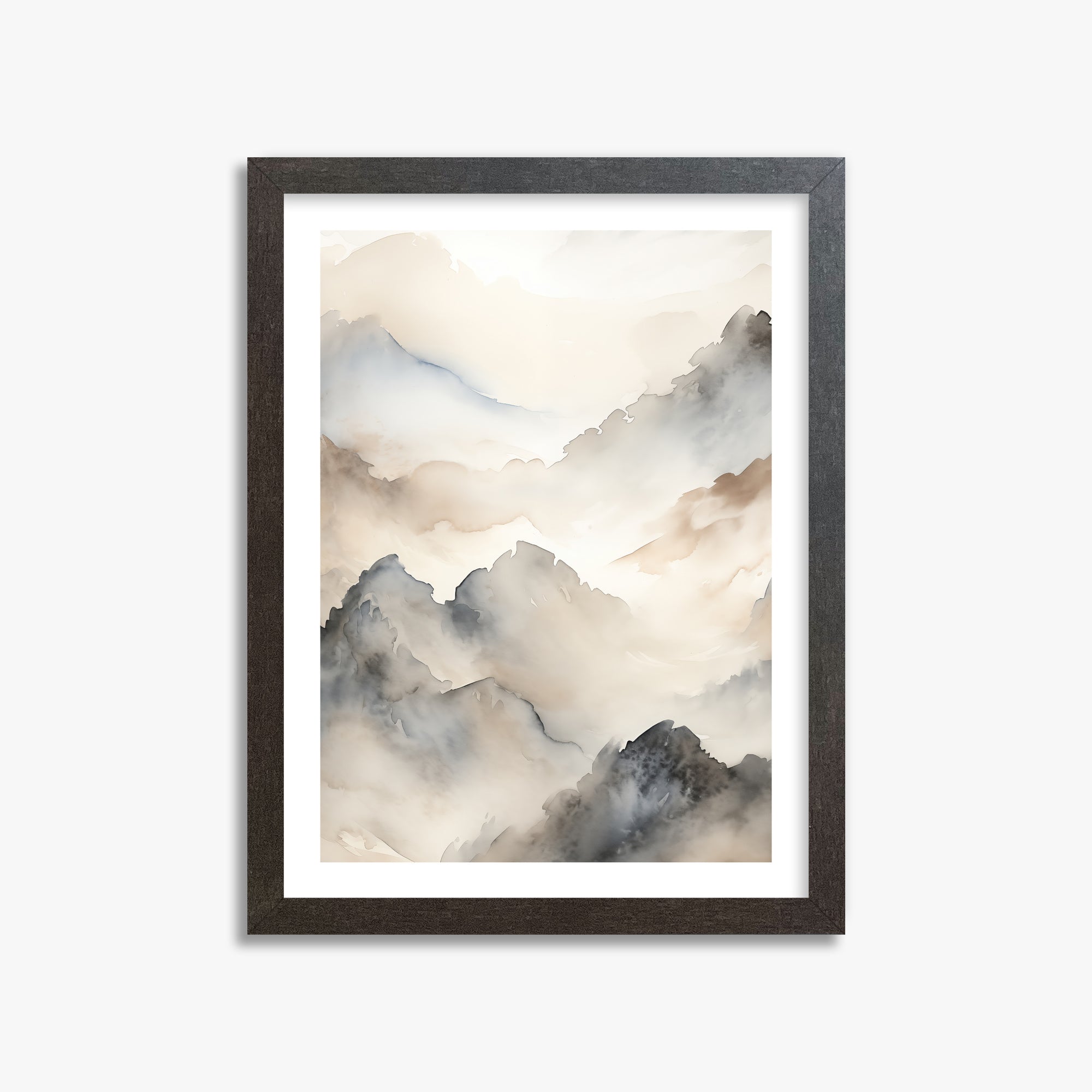 Amber Pass, 30x40cm Framed Poster With Espresso Frame