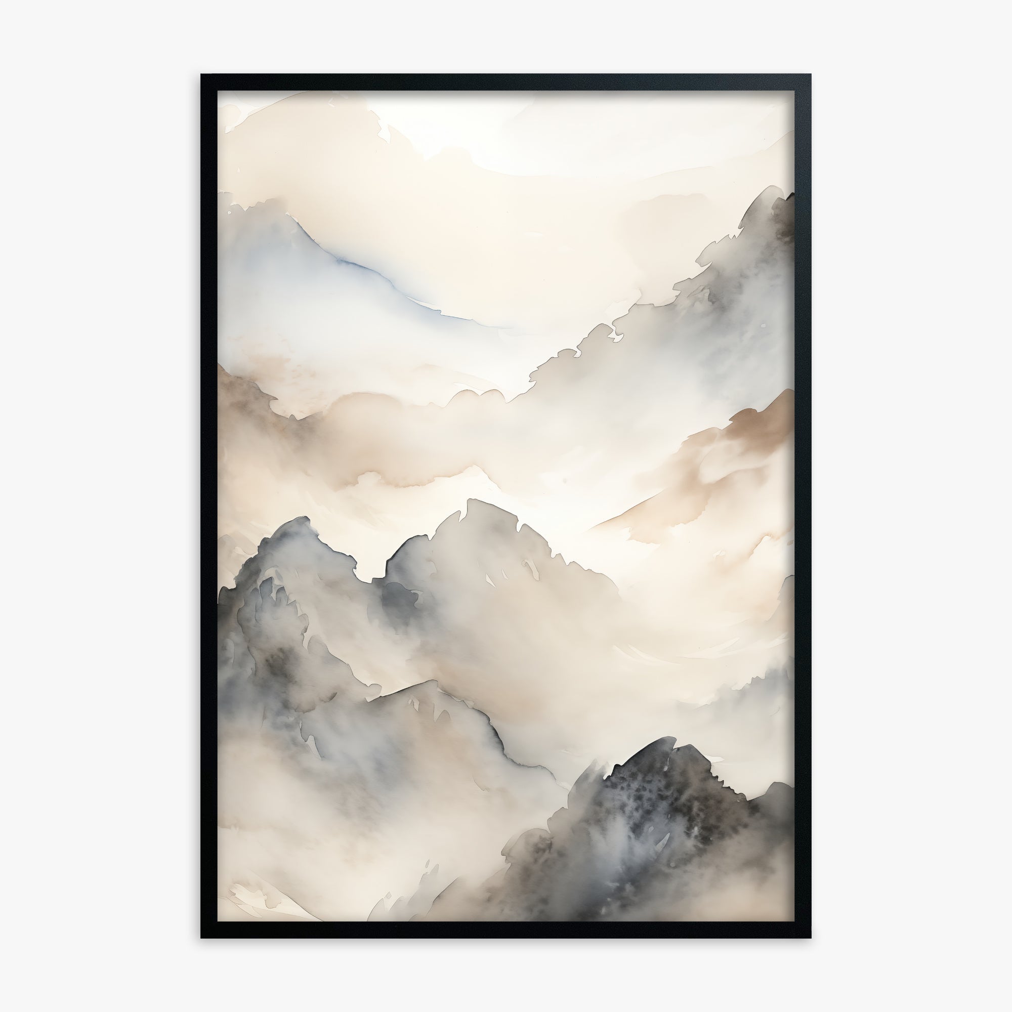 Amber Pass, Black Framed Poster With Black Frame