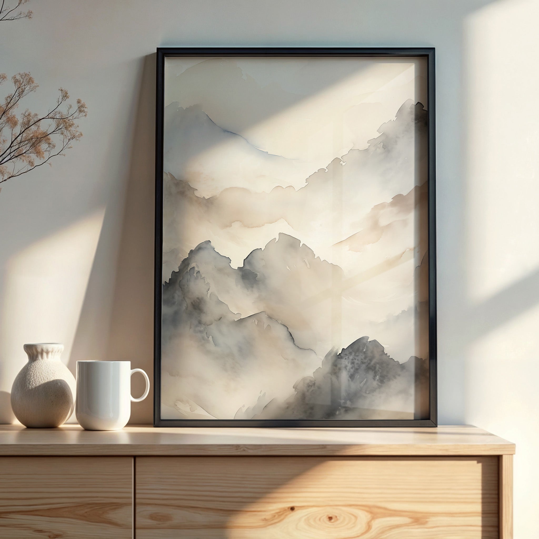 Design Concept No. 22 for Amber Pass Modern Poster Art