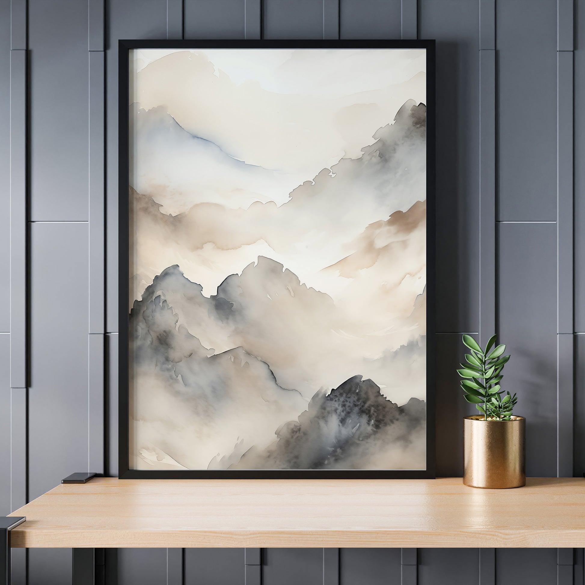 Design Concept No. 24 for Amber Pass Modern Poster Art