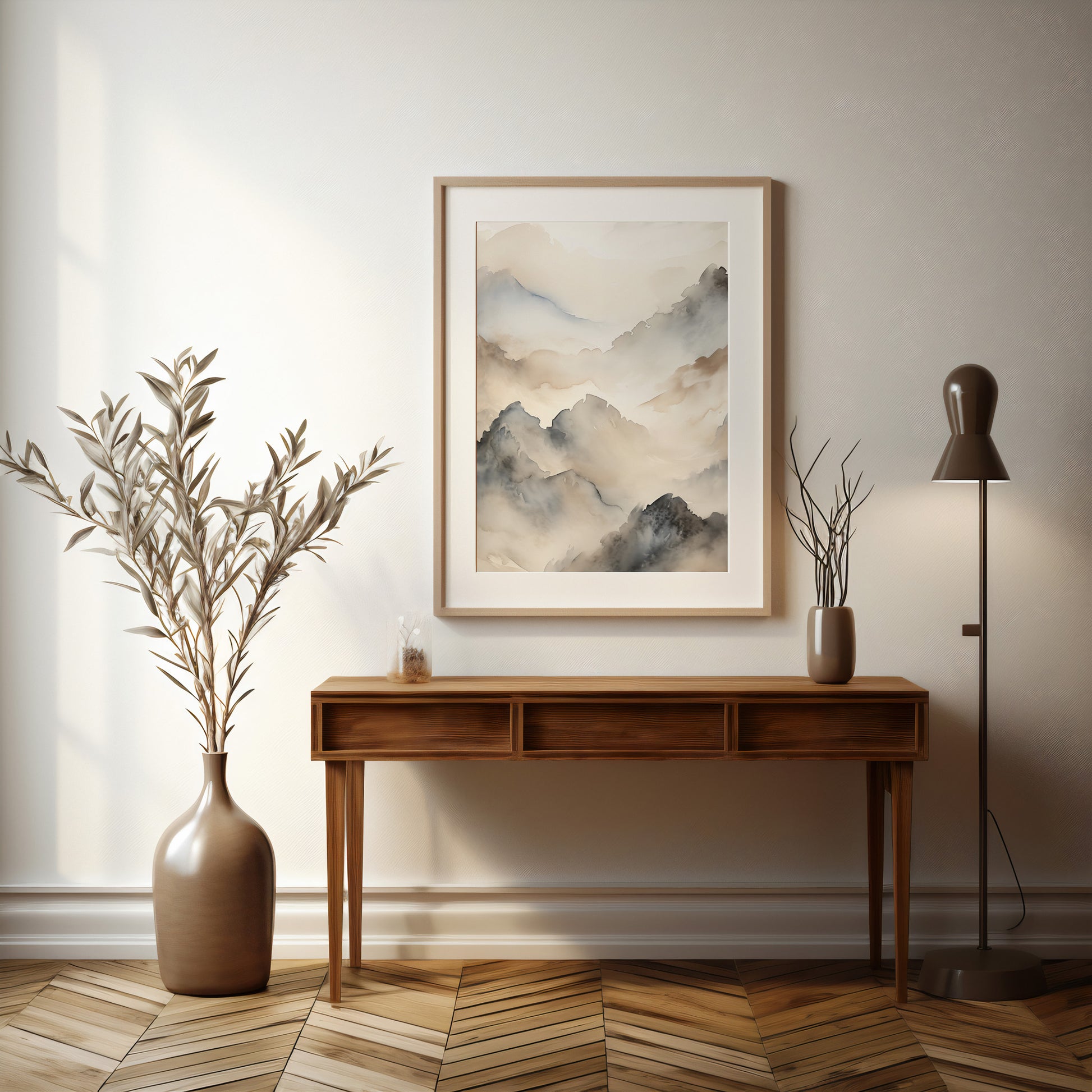 Design Concept No. 37 for Amber Pass Modern Poster Art