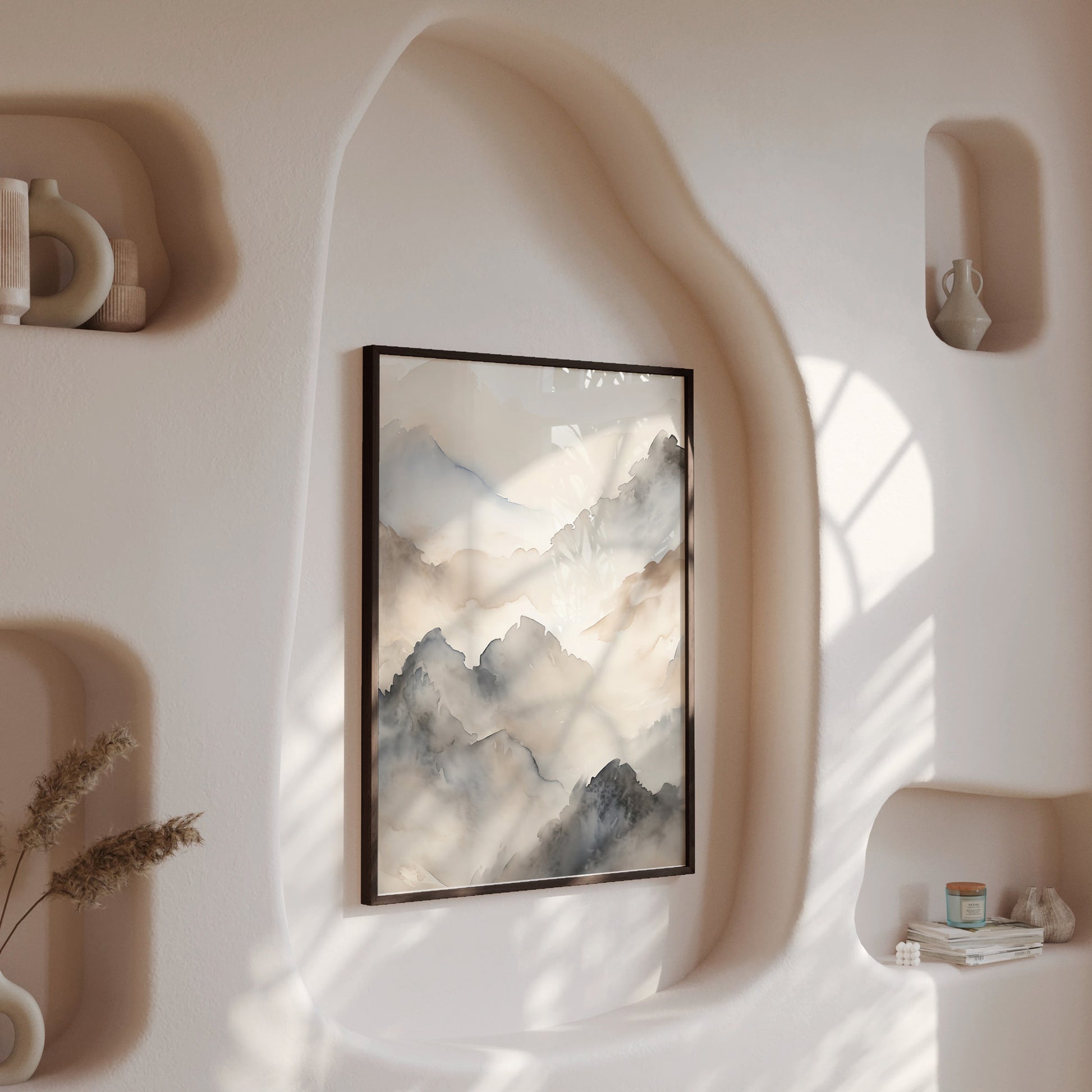 Design Concept No. 13 for Amber Pass Modern Poster Art