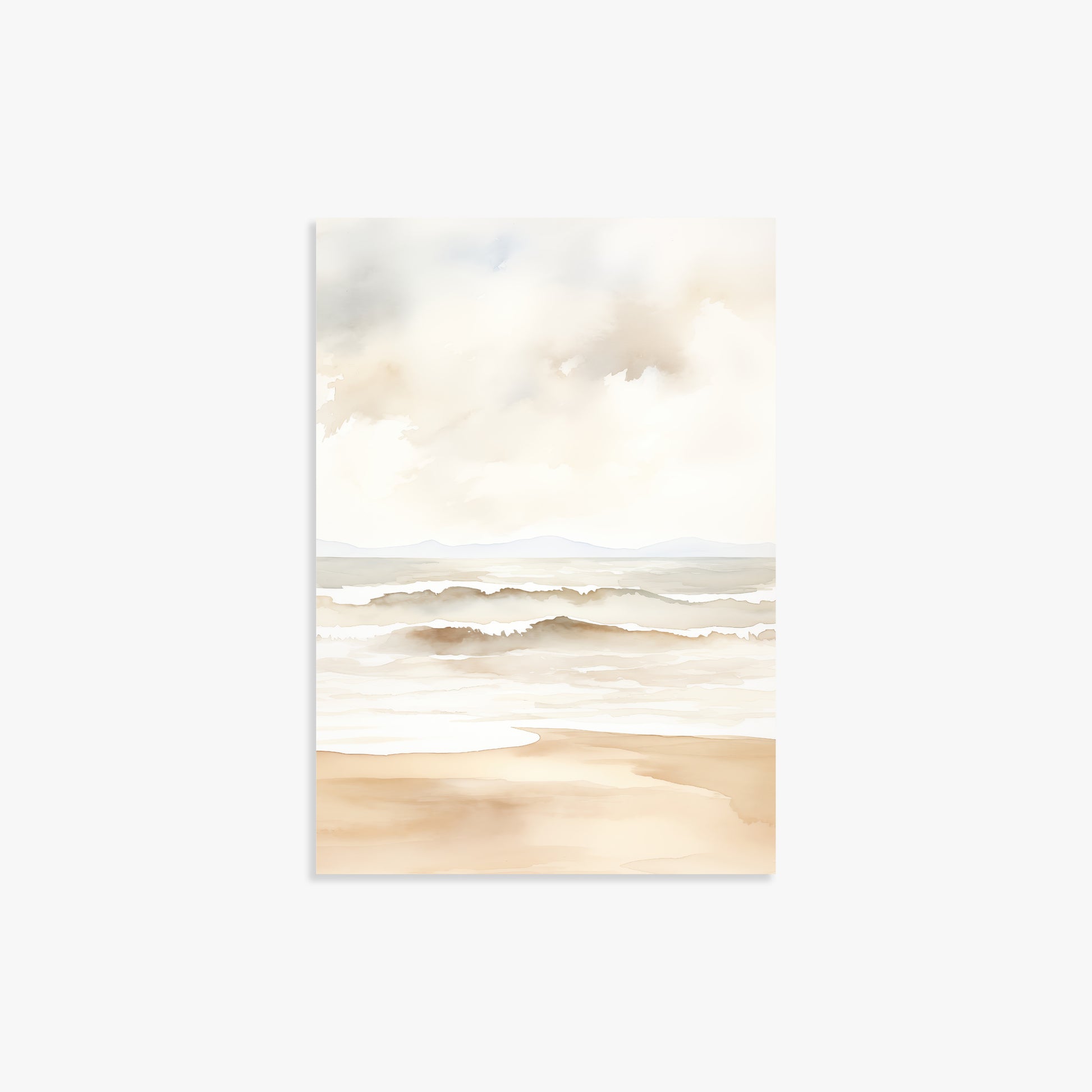 Serenity Shore, 21x30cm Poster Unframed