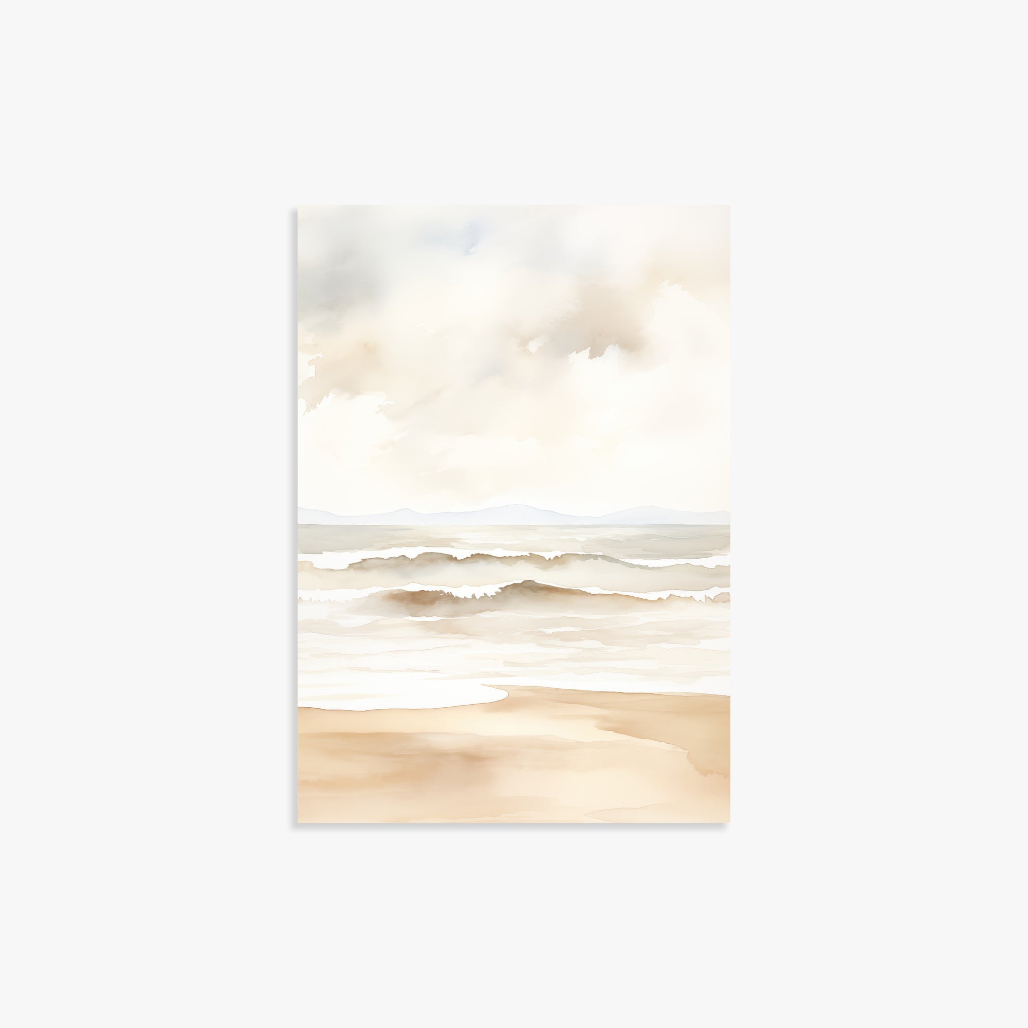 Serenity Shore, 21x30cm Poster Unframed