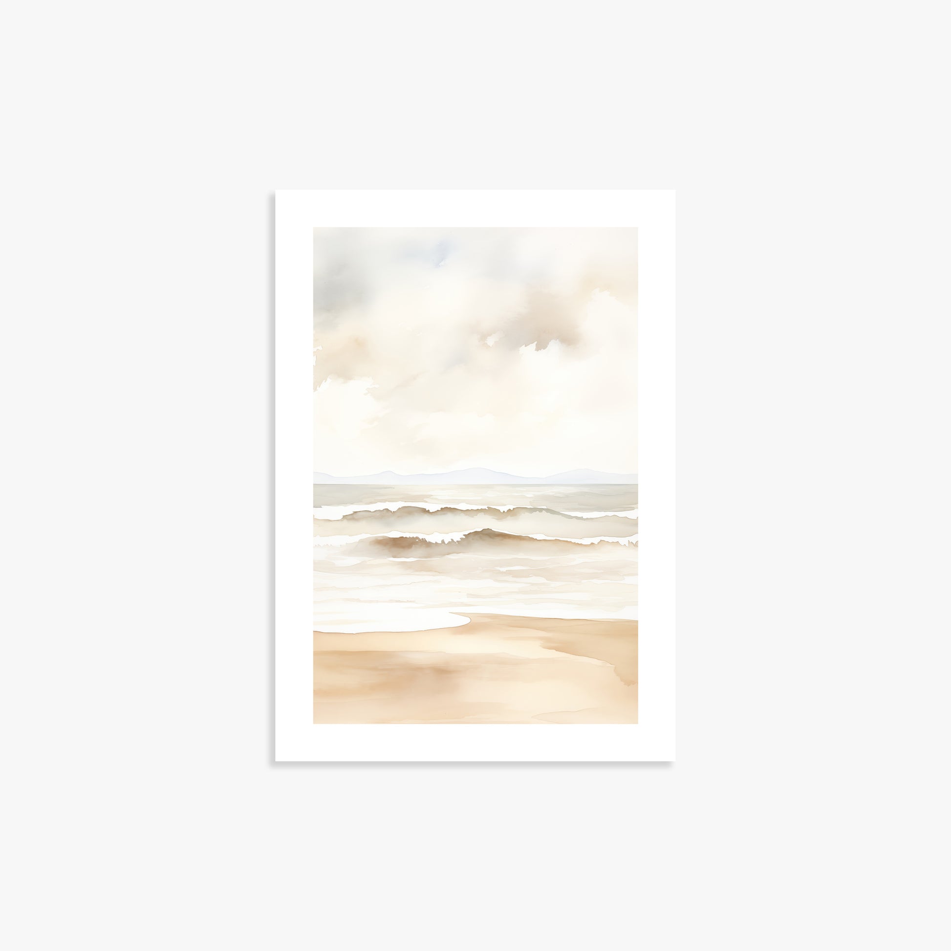 Serenity Shore, 21x30cm Poster Unframed
