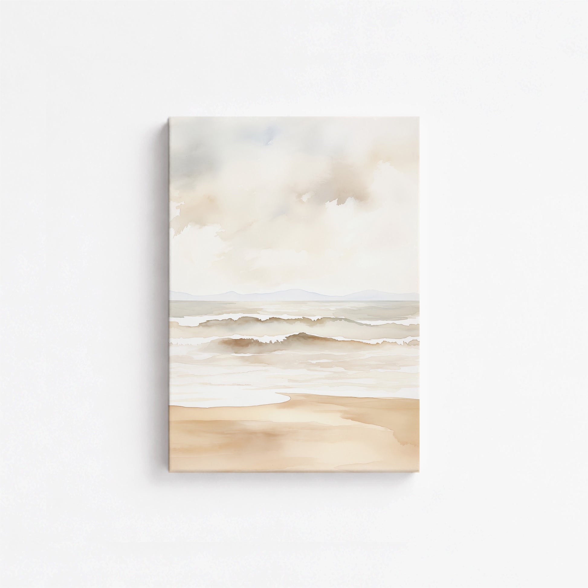 Serenity Shore, 21x30cm Satin Canvas Poster