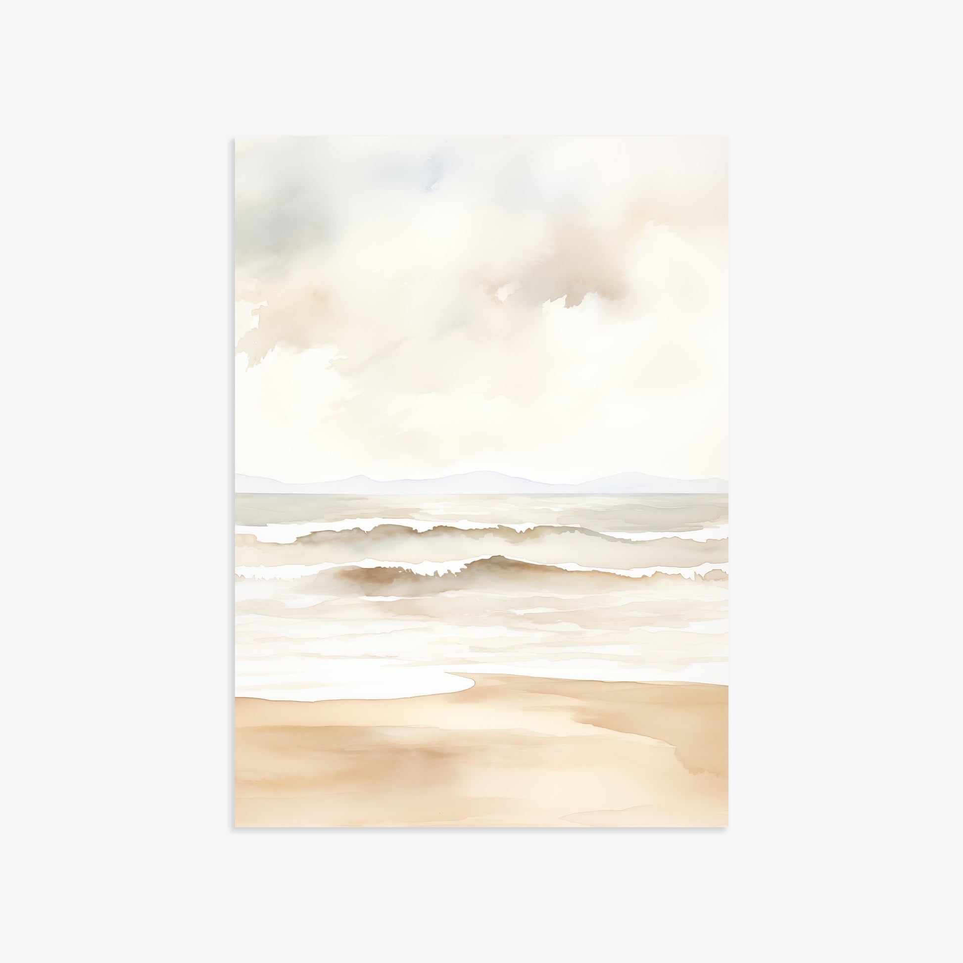 Serenity Shore, 50x70cm Poster Unframed