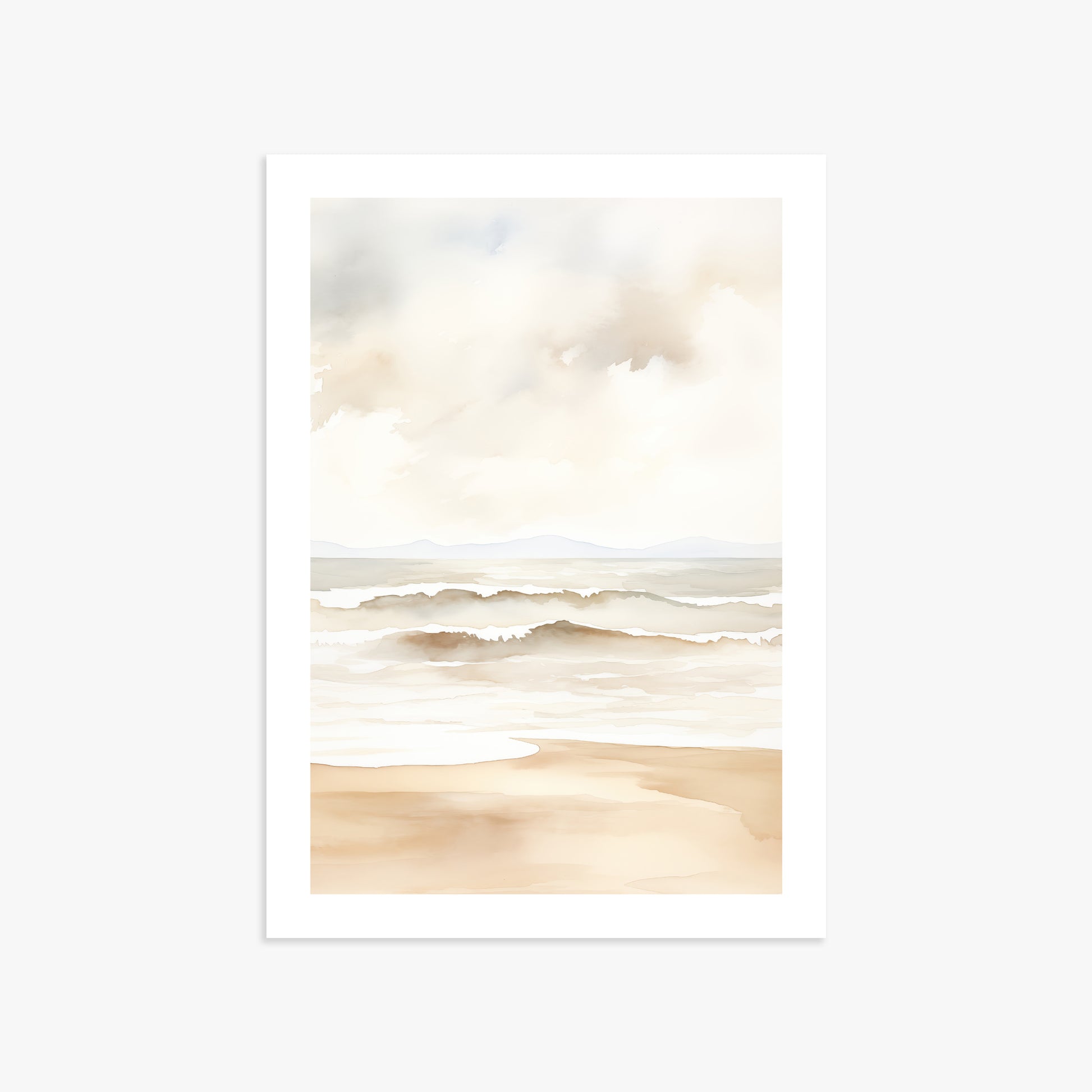 Serenity Shore, 50x70cm Poster Unframed