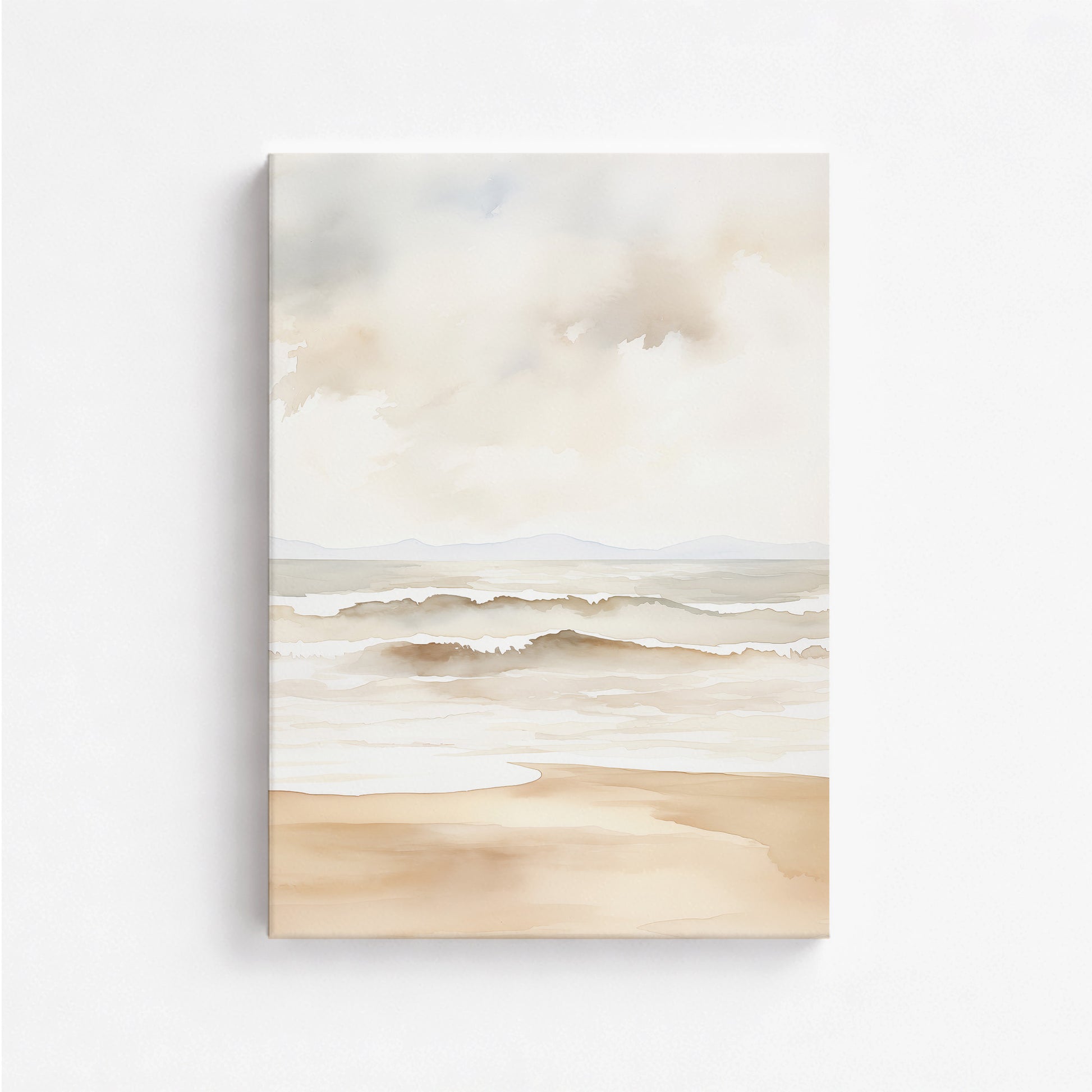 Serenity Shore, 50x70cm Satin Canvas Poster