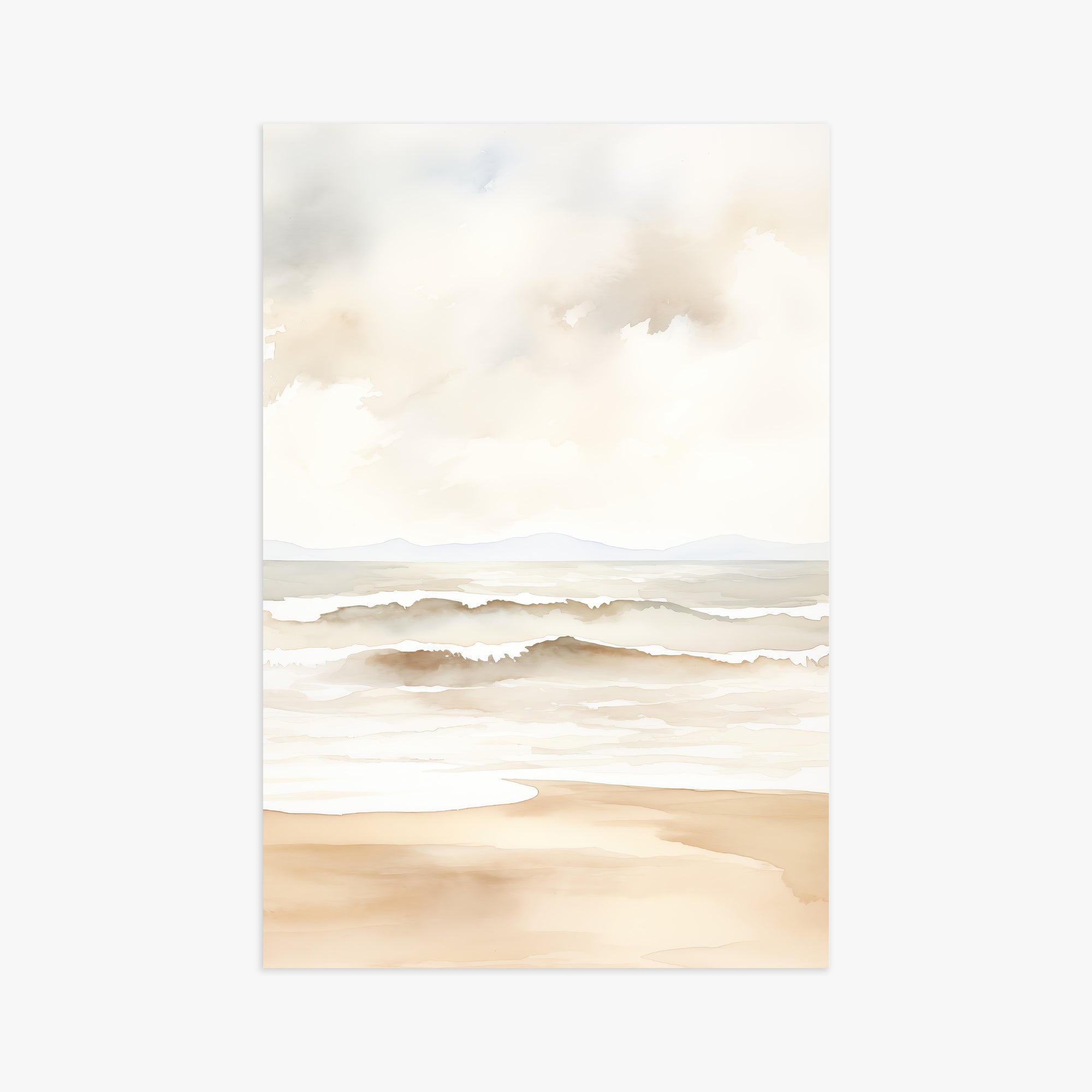 Serenity Shore, 61x91cm Poster Unframed