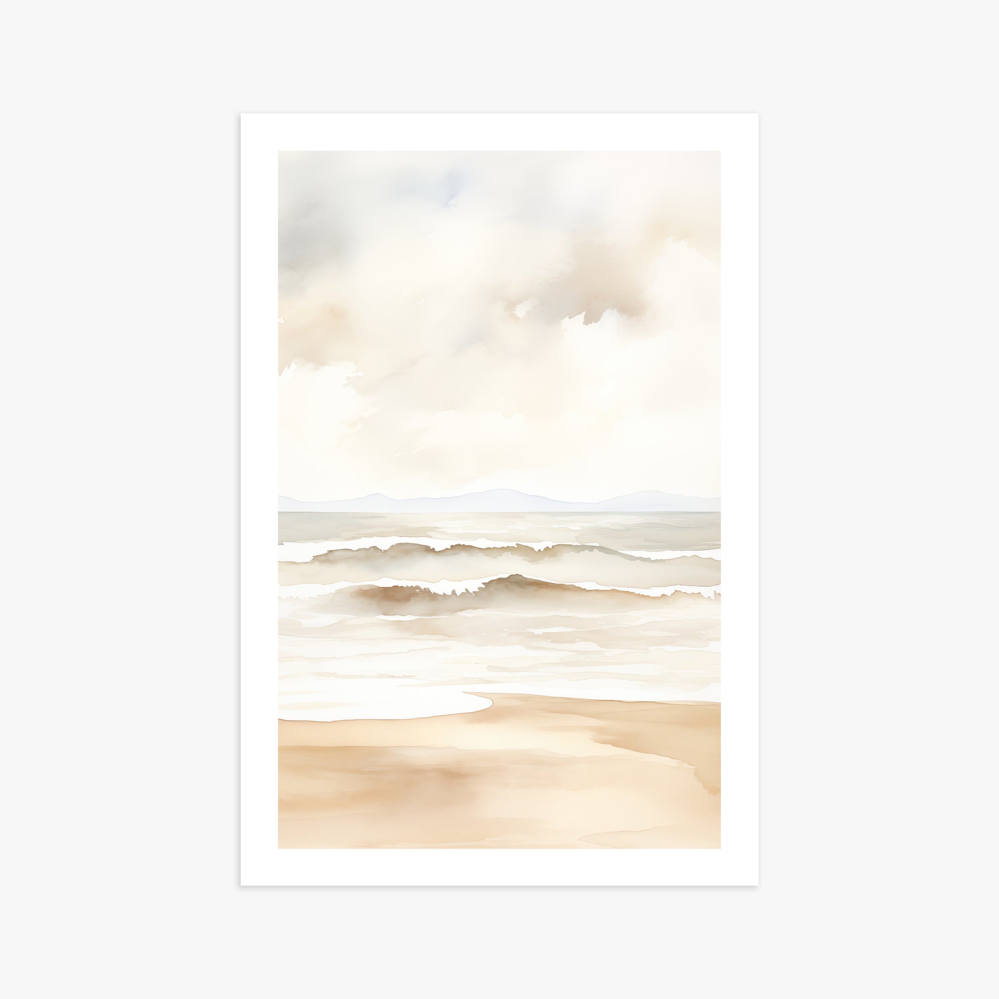 Serenity Shore, 61x91cm Poster Unframed