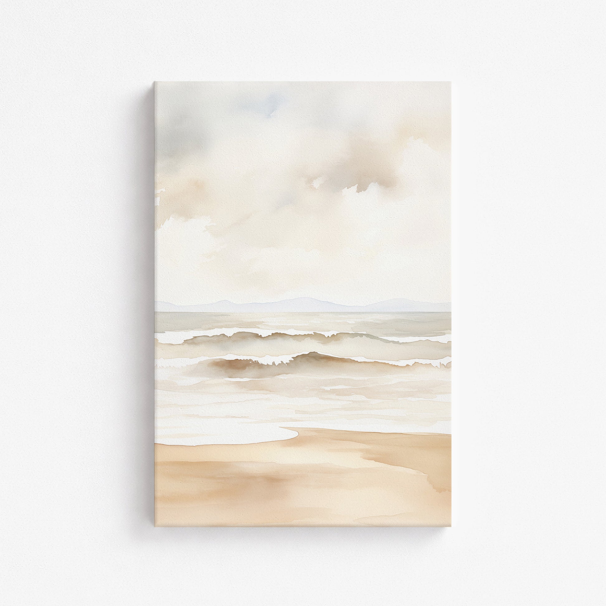 Serenity Shore, 61x91cm Satin Canvas Poster