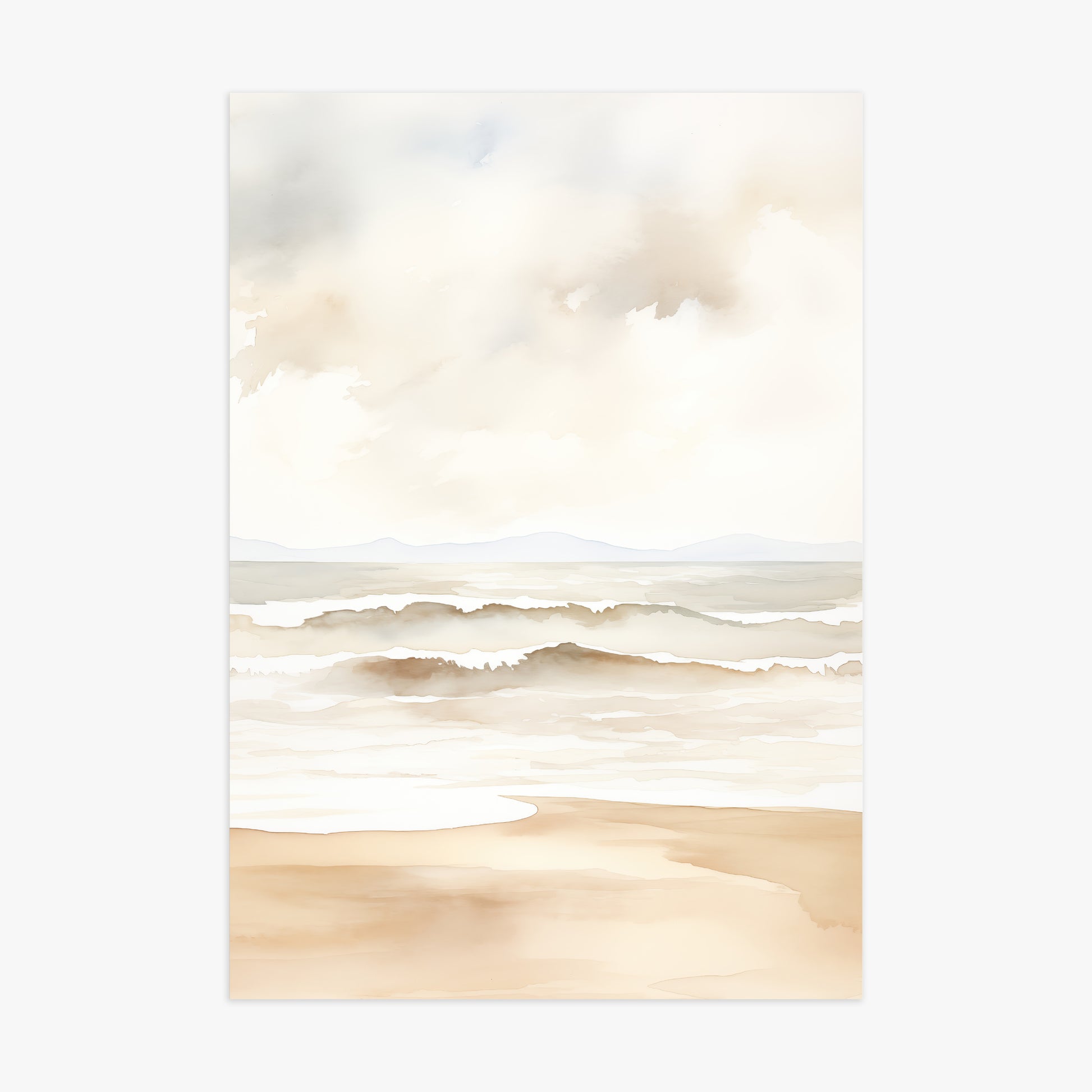 Serenity Shore, 70x100cm Poster Unframed
