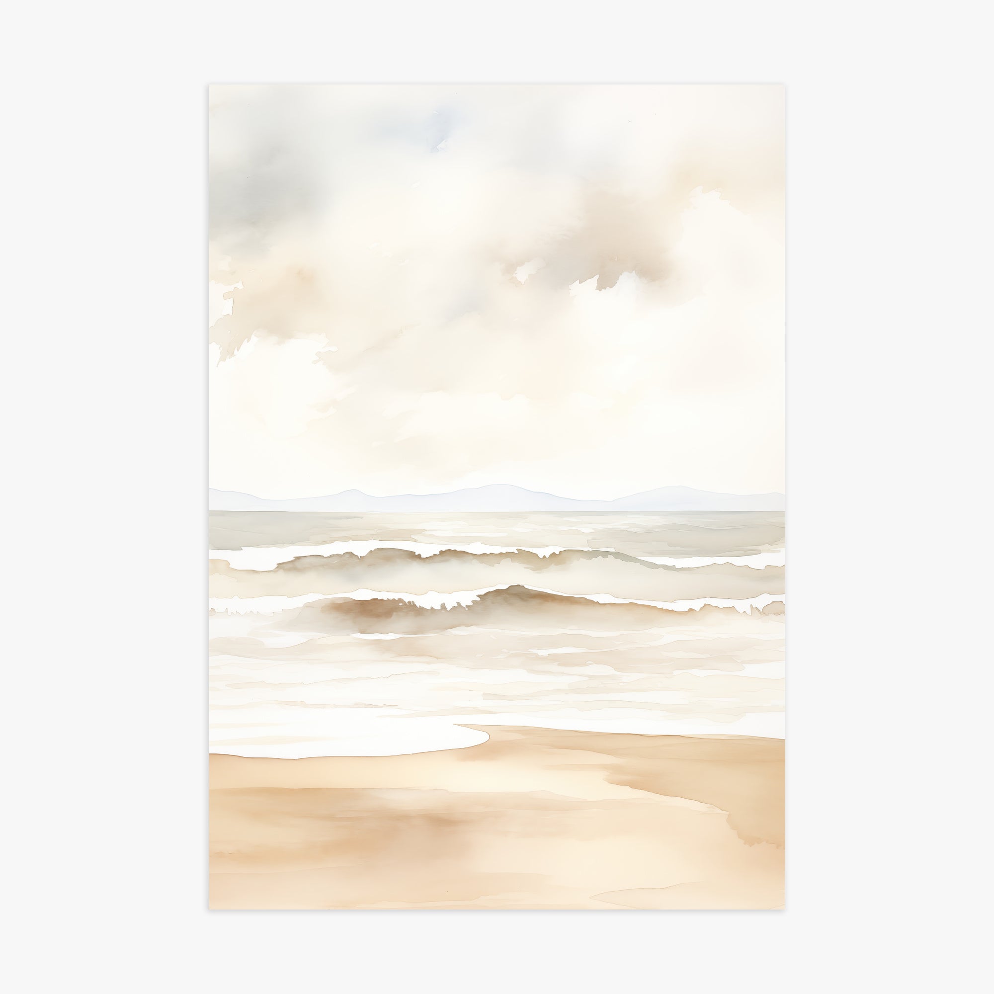Serenity Shore, 70x100cm Poster Unframed