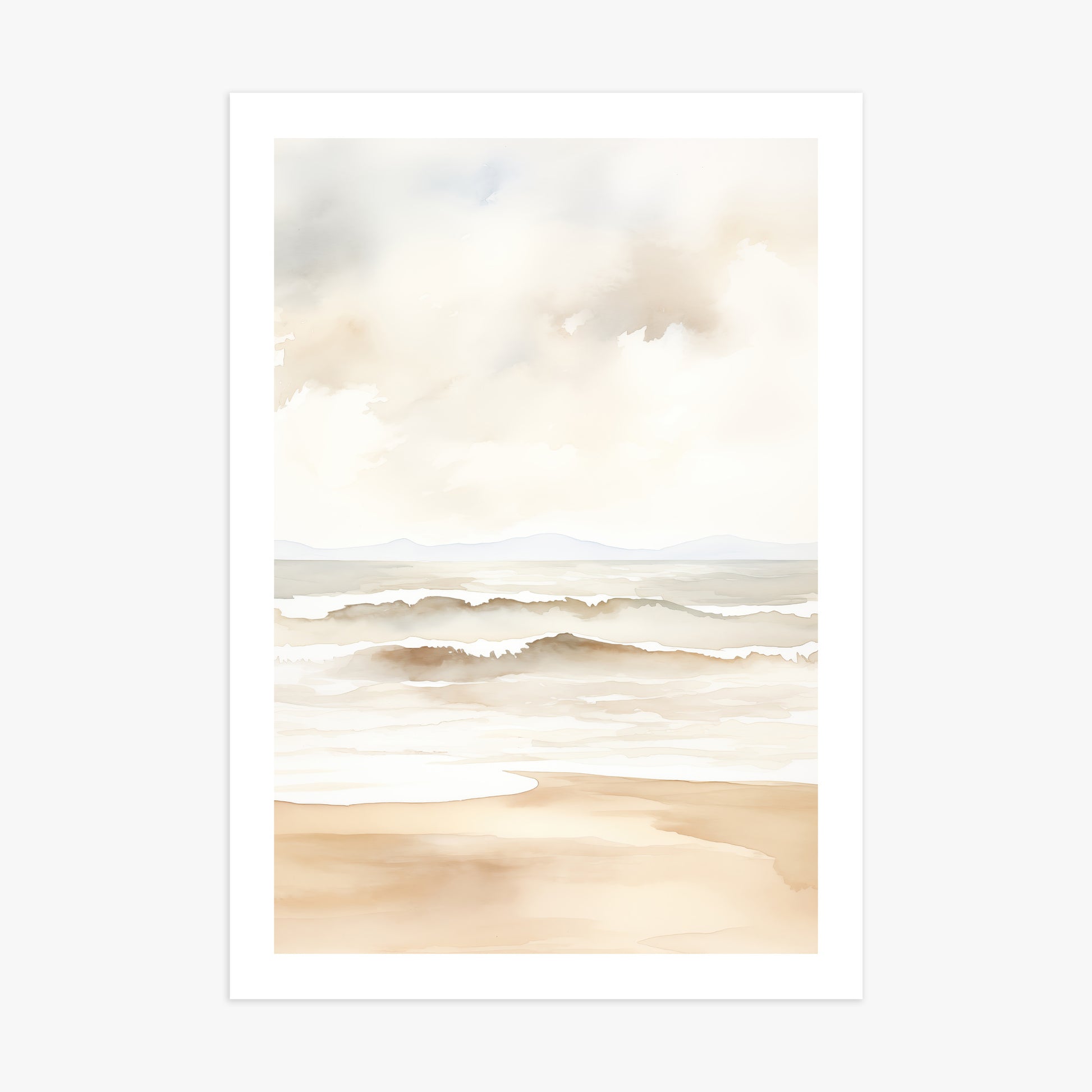 Serenity Shore, 70x100cm Poster Unframed